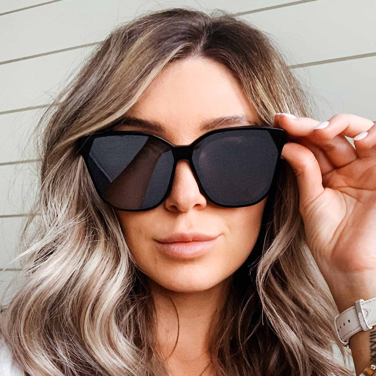 GIA - BLACK + GREY SUNGLASSES - Image 12