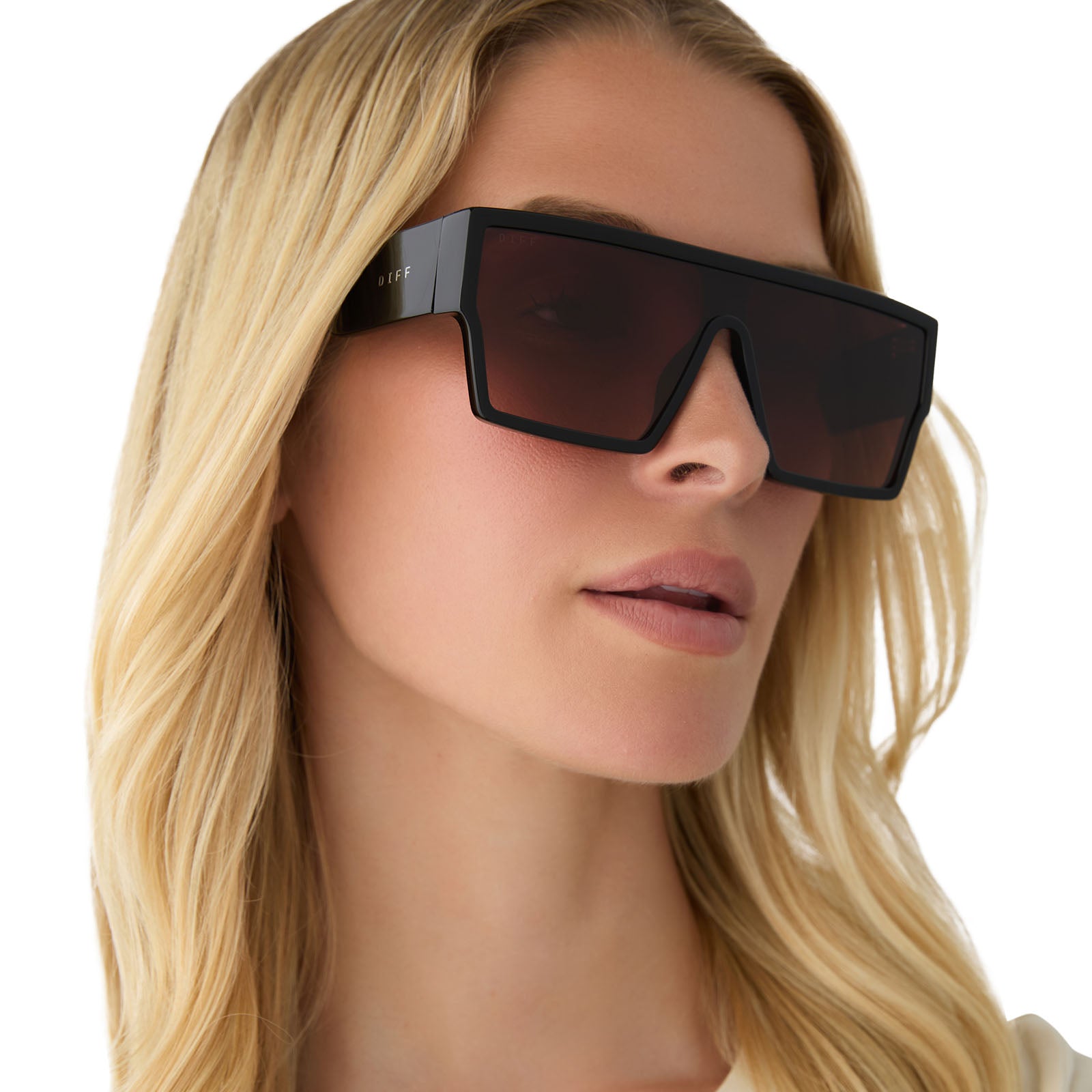 ELECTRA - BLACK + BROWN GRADIENT SUNGLASSES - Image 9