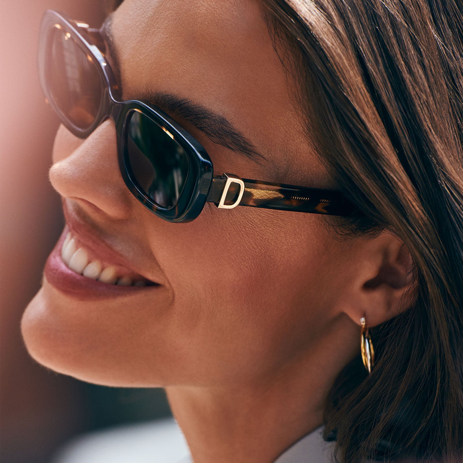 DAPHNE - ESPRESSO TORTOISE + METAL + BROWN + POLARIZED SUNGLASSES - Image 6