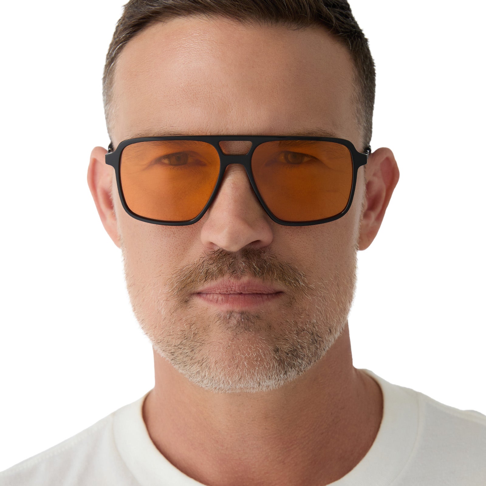 FENNEC SHANDâ„¢ - BLACK + ORANGE SUNGLASSES - Image 6