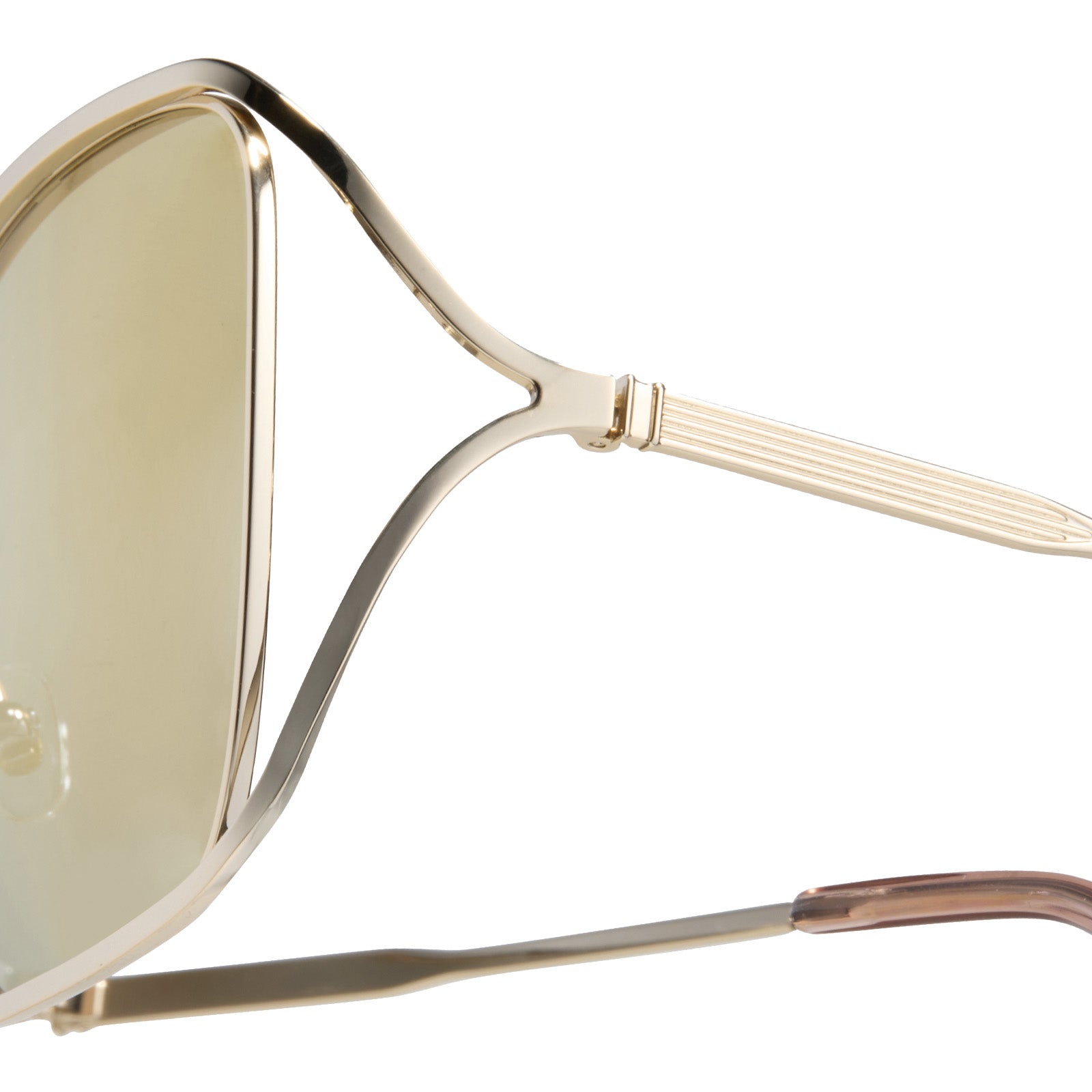 FRANCESCA - GOLD + CAFÉ OLE + GOLD FLASH POLARIZED SUNGLASSES - Image 4