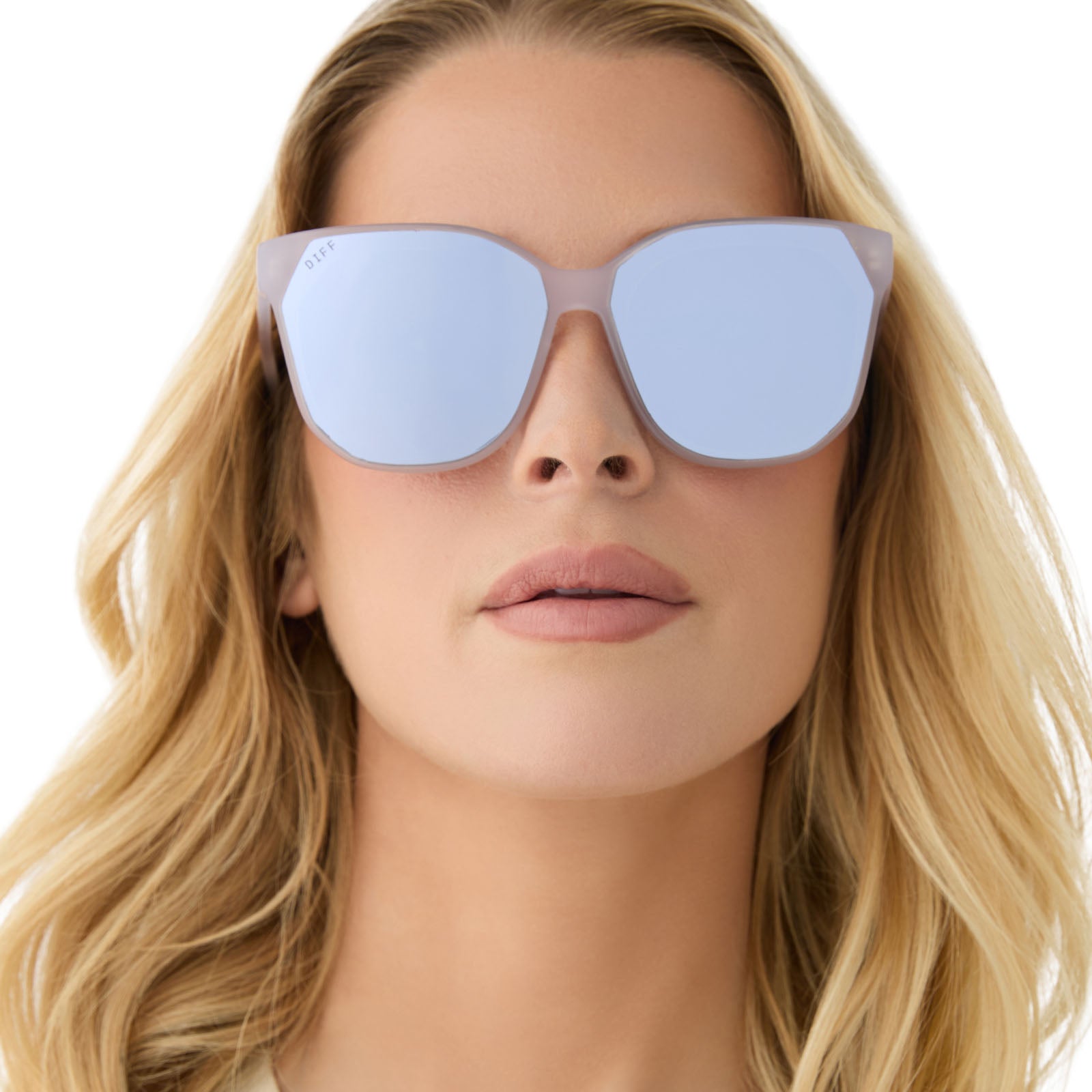 GIA - LIGHT BLUE + SLATE GRADIENT FLASH SUNGLASSES - Image 5