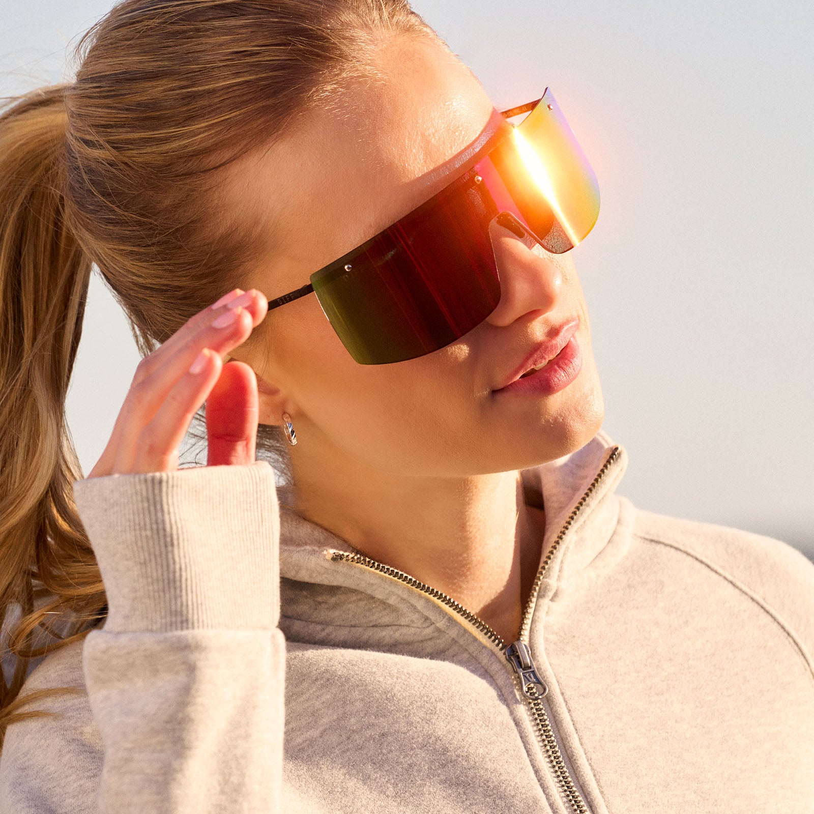 GRANDSLAM - BLACK + RAINBOW MIRROR + POLARIZED SUNGLASSES - Image 9