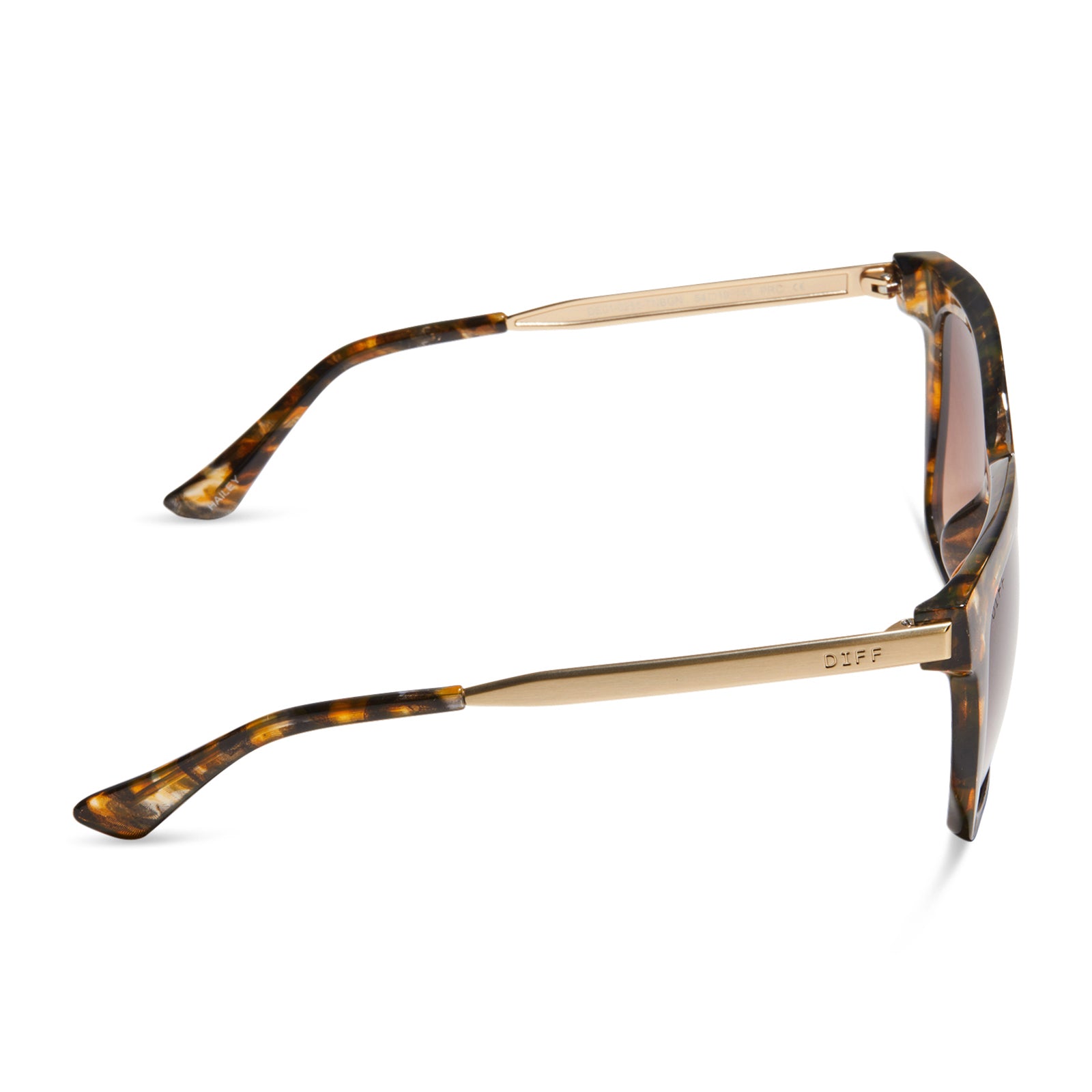 HAILEY - DUNMOR TORTOISE + BROWN GRADIENT SUNGLASSES - Image 3