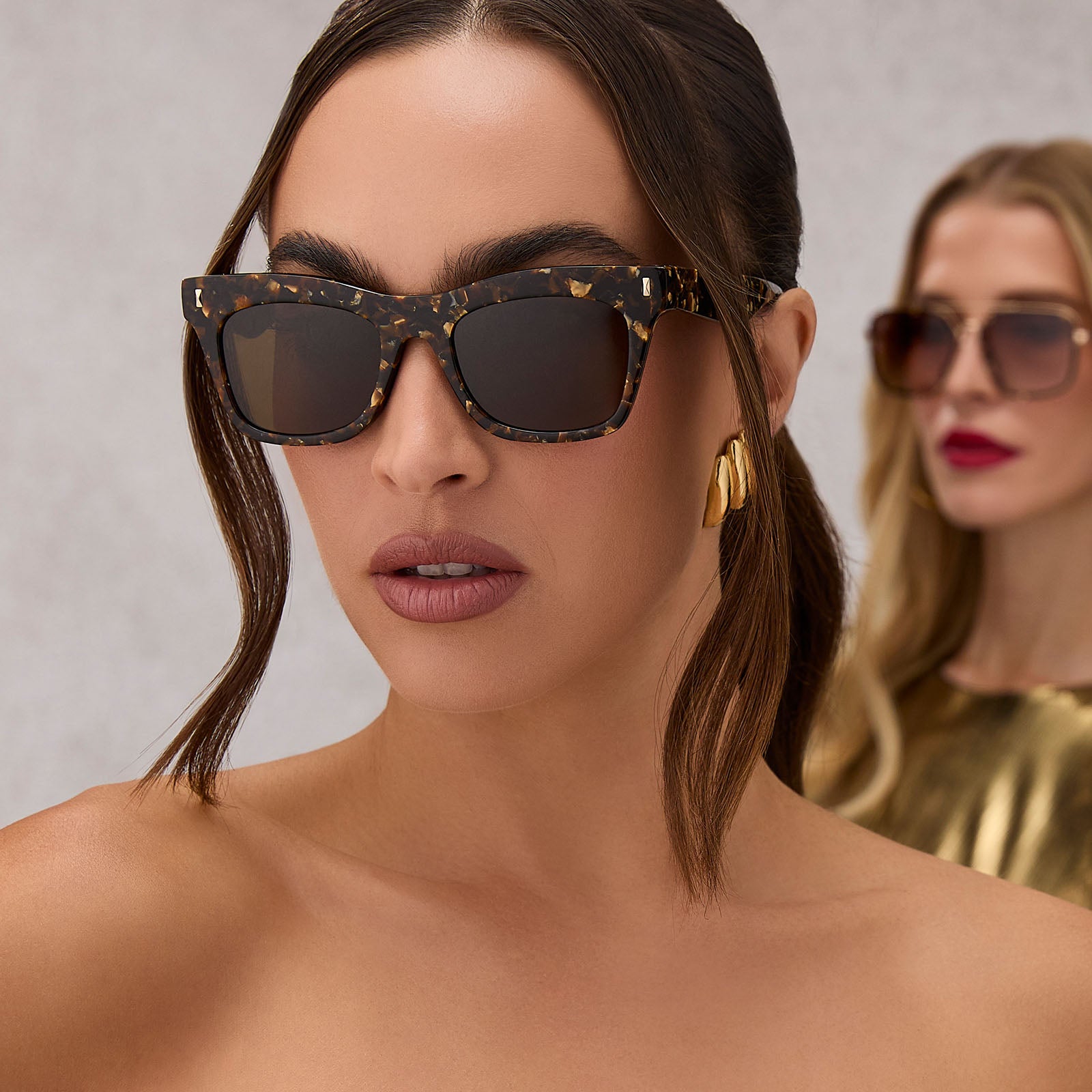 BRADLEY - GLITTER TORTOISE + BROWN + POLARIZED SUNGLASSES - Image 7
