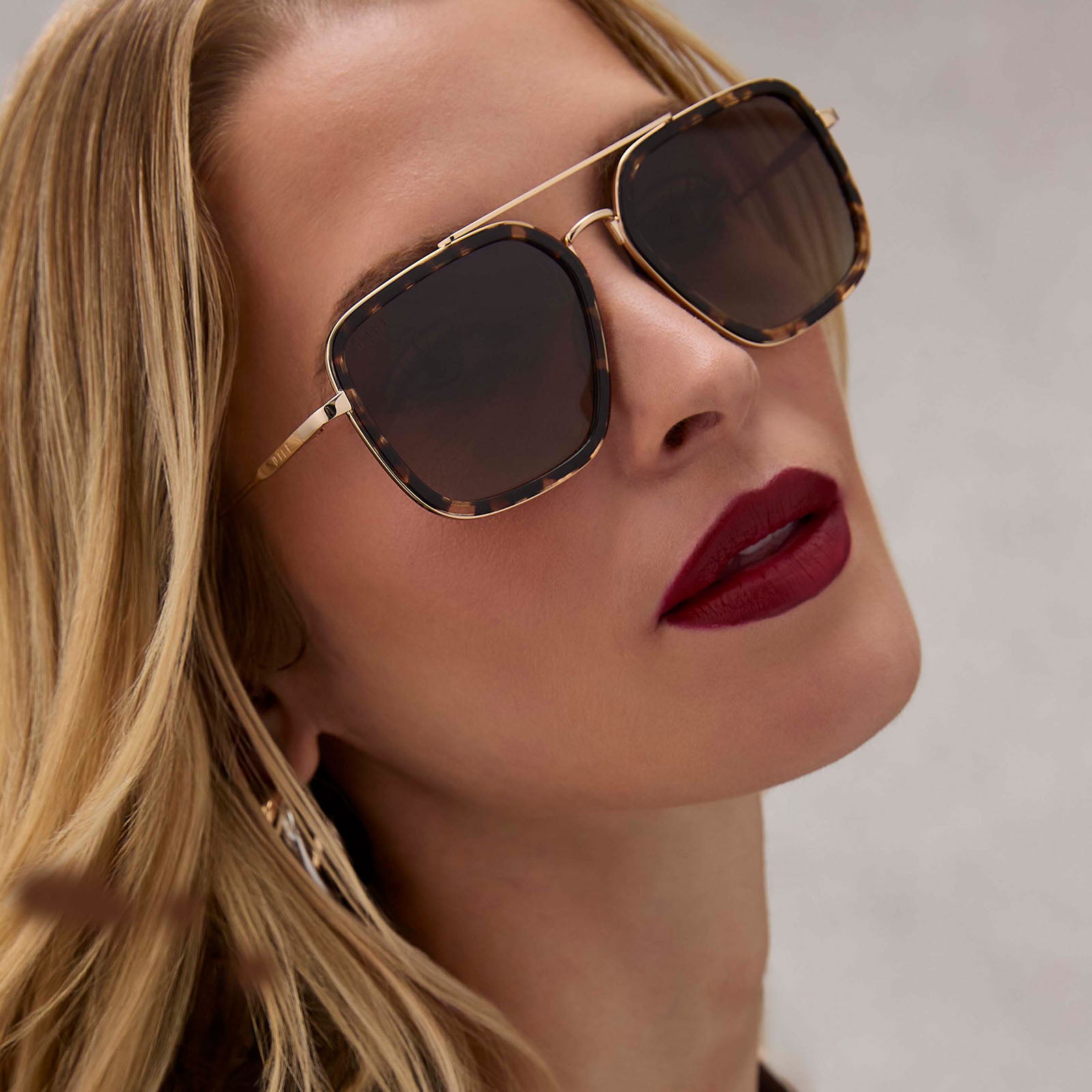 JORDAN - ESPRESSO TORTOISE + BROWN GRADIENT + POLARIZED SUNGLASSES - Image 9
