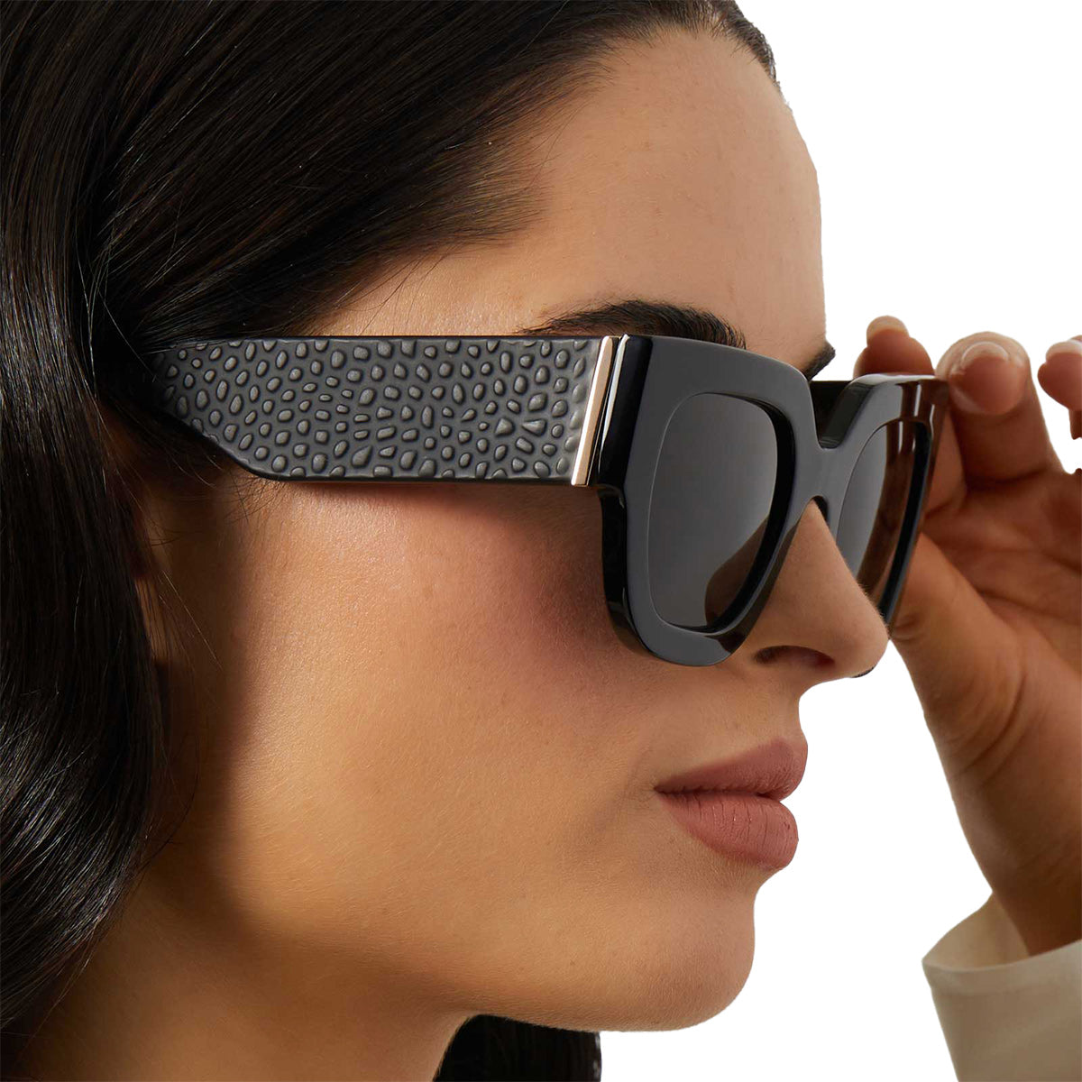 MAREN - BLACK + GREY + POLARIZED SUNGLASSES - Image 5
