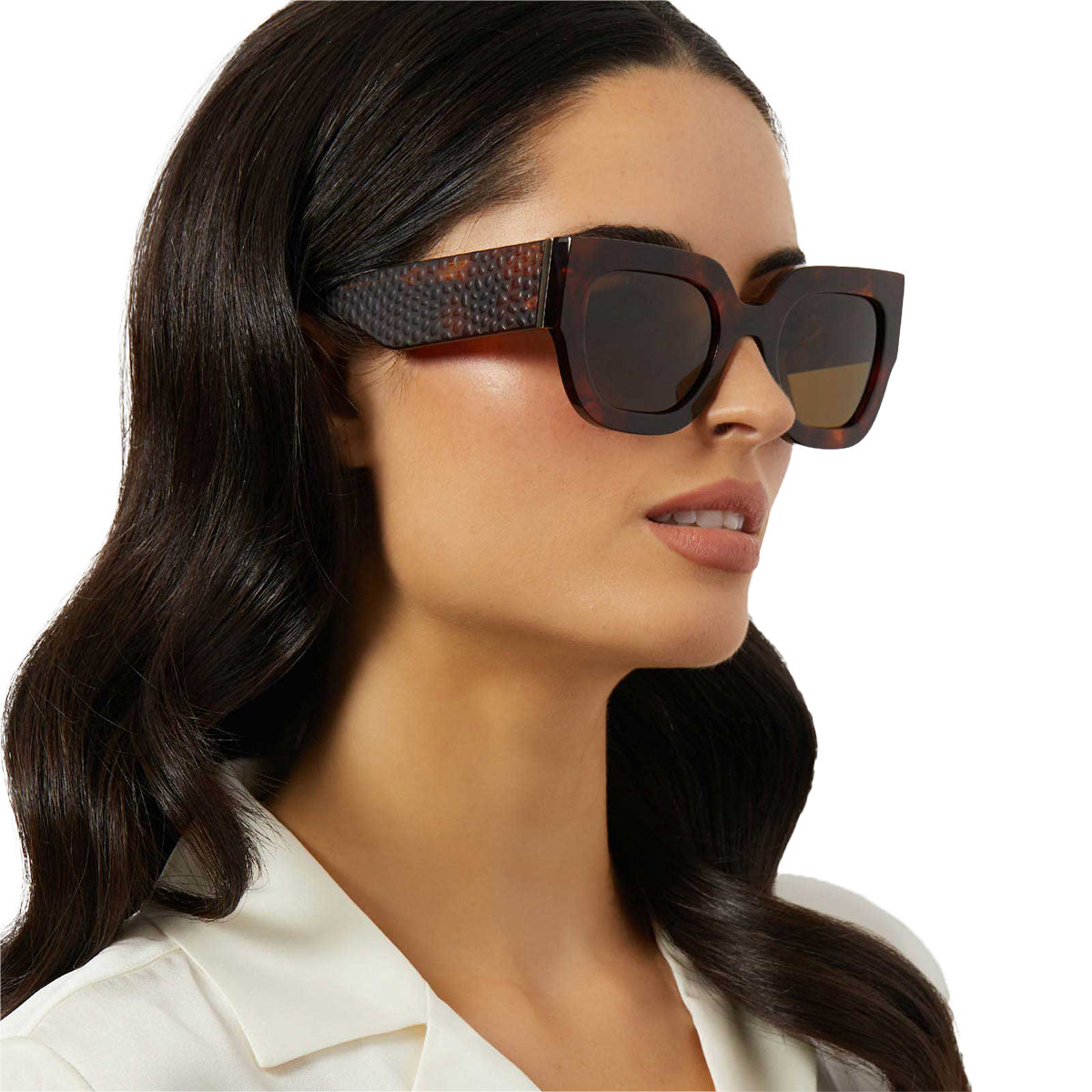 MAREN - SALTED CARAMEL TORTOISE + BROWN + POLARIZED SUNGLASSES - Image 8