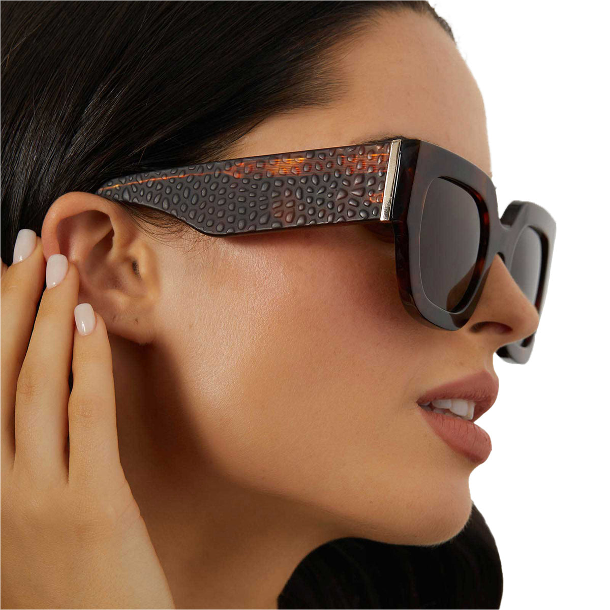 MAREN - SALTED CARAMEL TORTOISE + BROWN + POLARIZED SUNGLASSES - Image 9