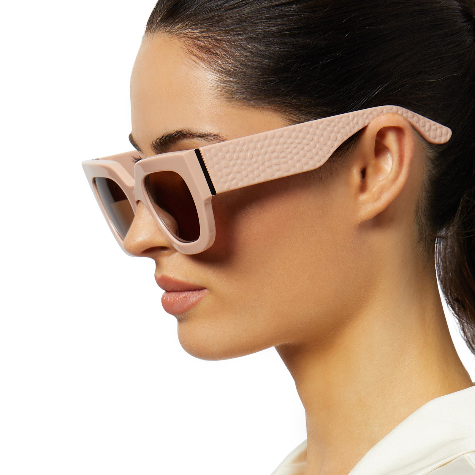 MAREN - NUDE + BROWN + POLARIZED SUNGLASSES - Image 6