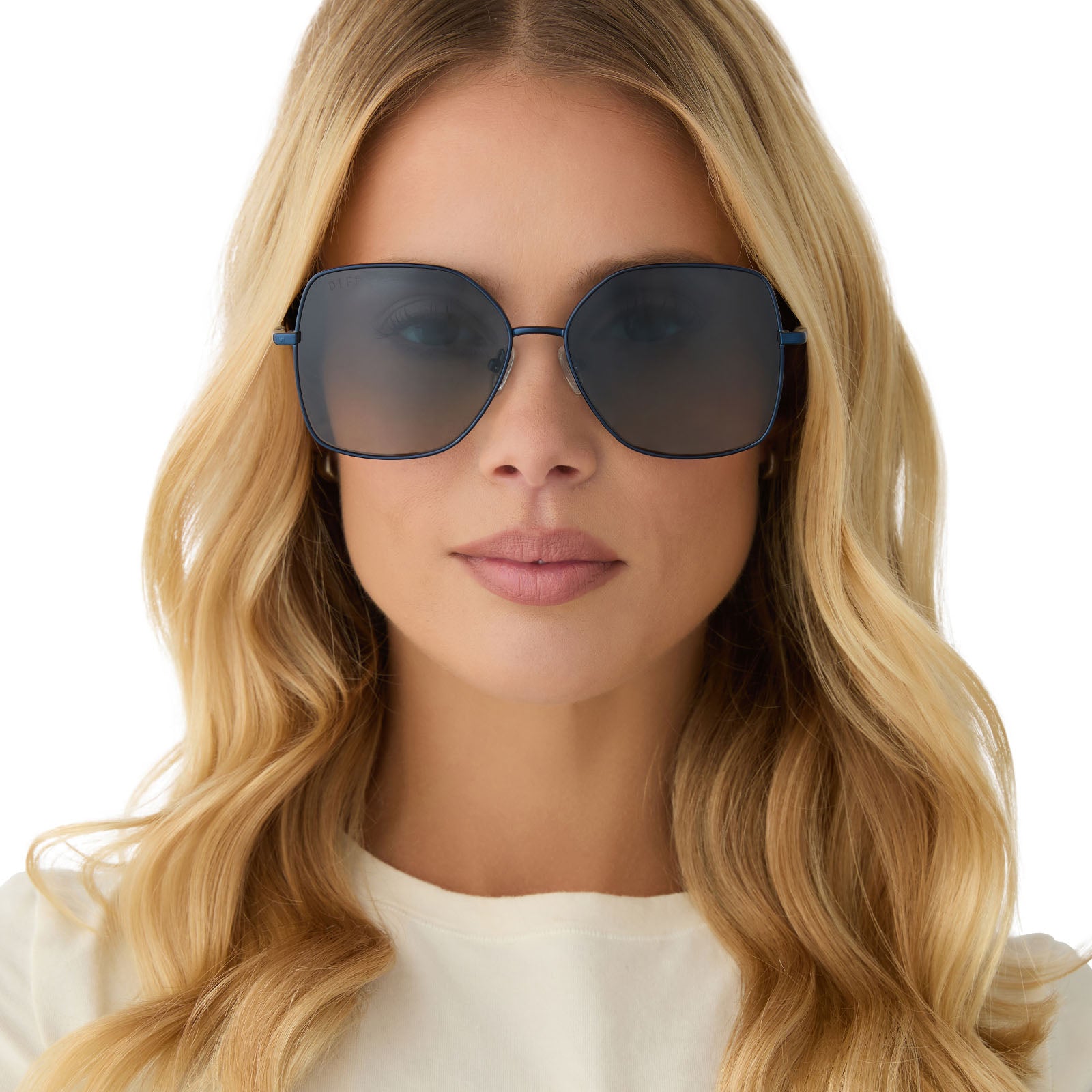 IRIS - DEEP NAVY METAL + AEGEAN BLUE FLASH + POLARIZED SUNGLASSES - Image 6