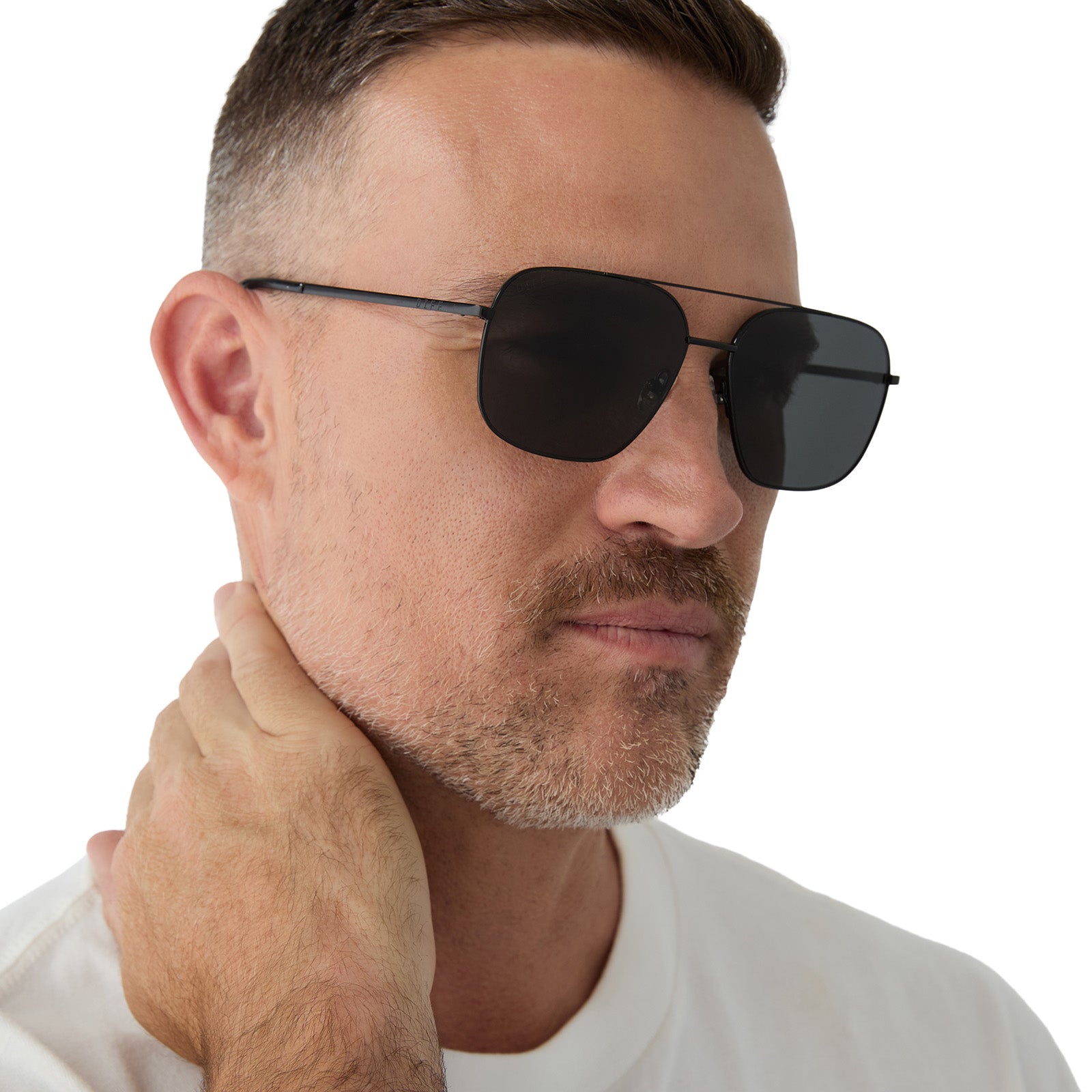 JONAS - BLACK + GREY POLARIZED SUNGLASSES - Image 6