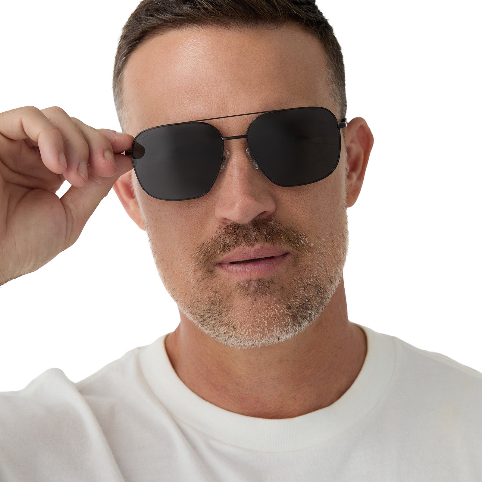 JONAS - BLACK + GREY POLARIZED SUNGLASSES - Image 5
