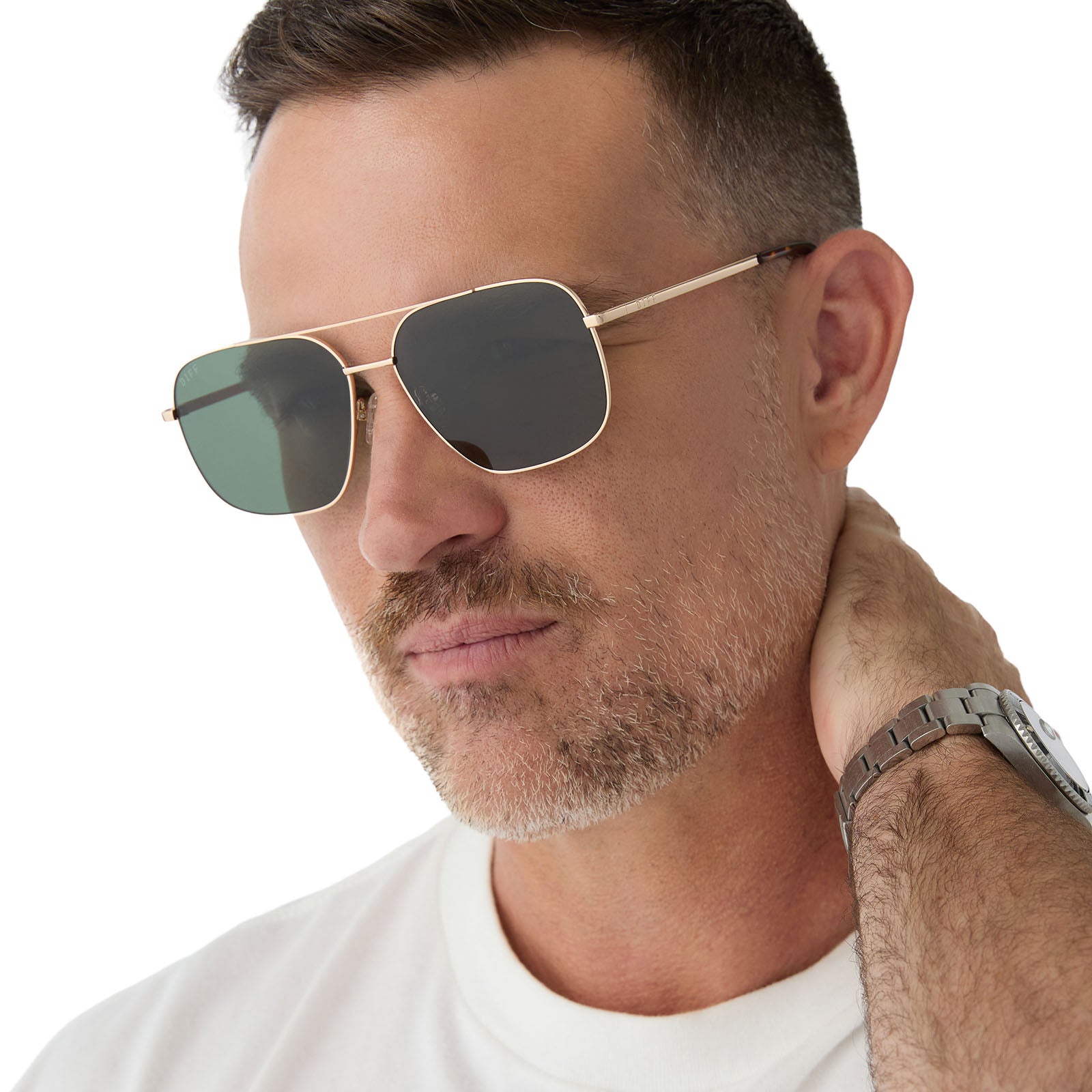 JONAS - GOLD + G15 POLARIZED SUNGLASSES - Image 9