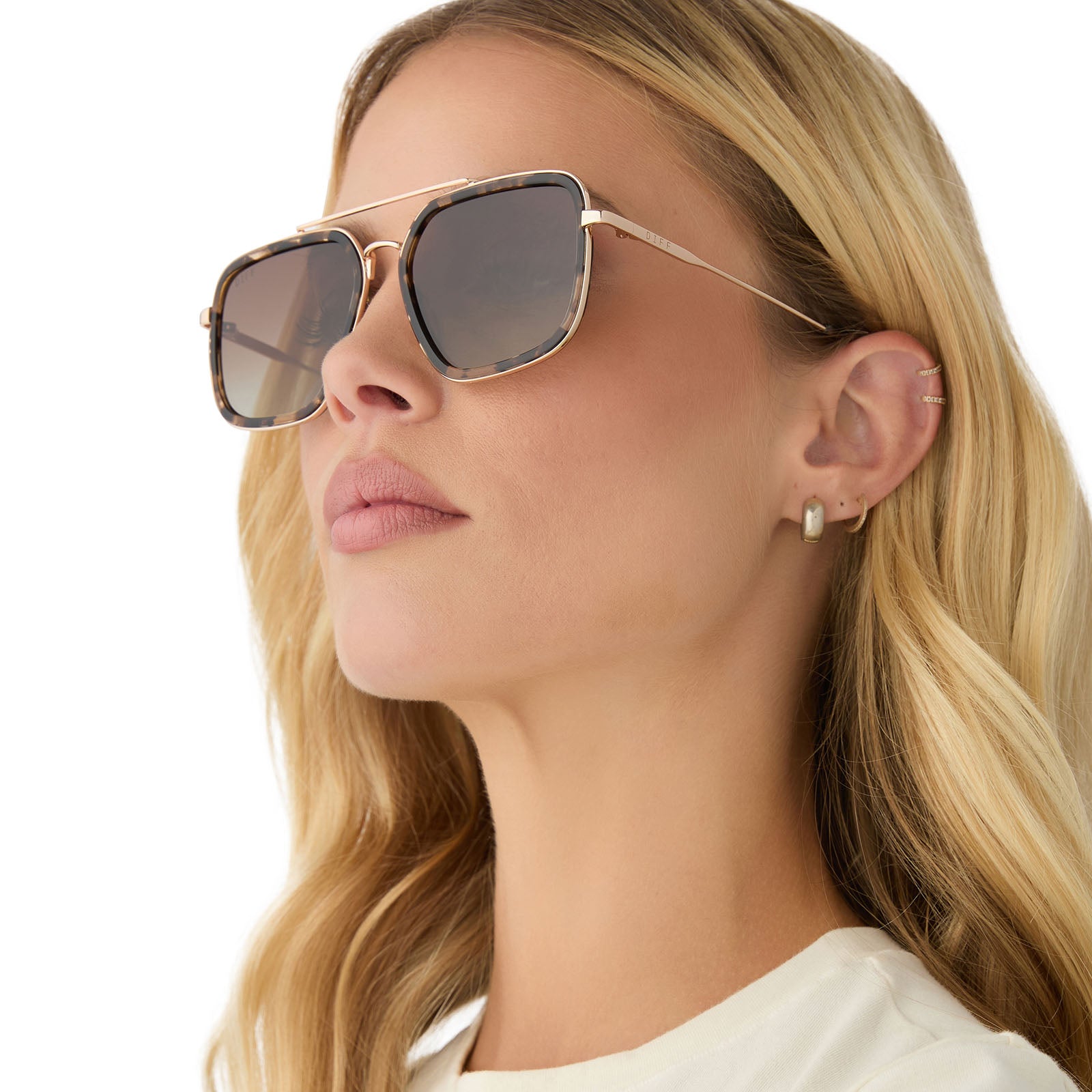 JORDAN - ESPRESSO TORTOISE + BROWN GRADIENT + POLARIZED SUNGLASSES - Image 14
