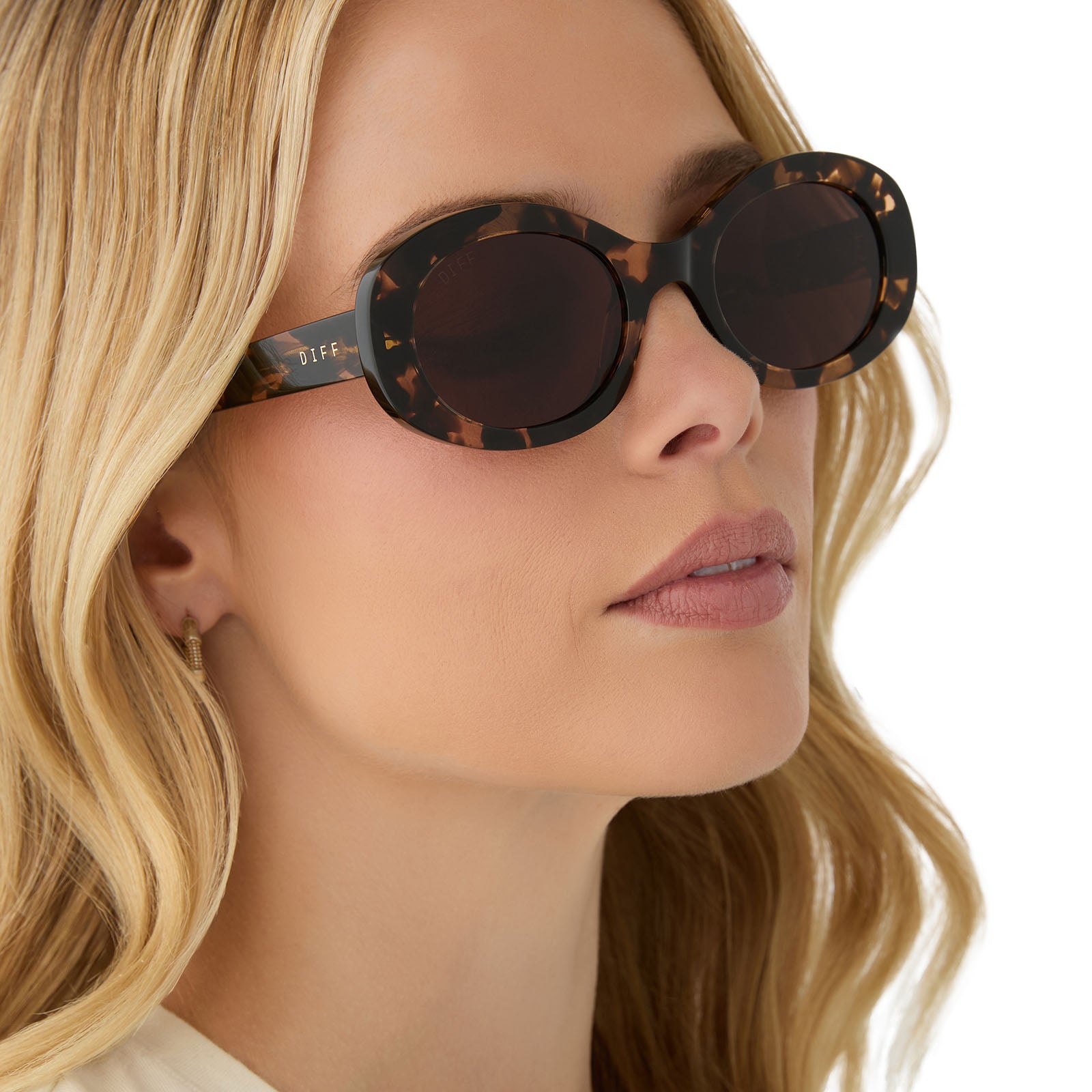 LAINEY - ESPRESSO TORTOISE + BROWN SUNGLASSES - Image 8