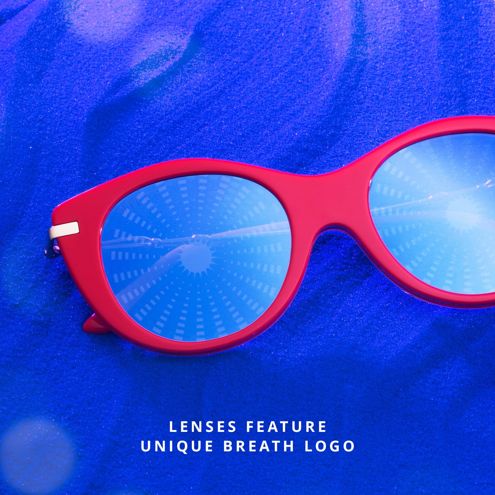 LUNA LOVEGOOD™ - LUNA PINK + PURPLE MIRROR SUNGLASSES - Image 7