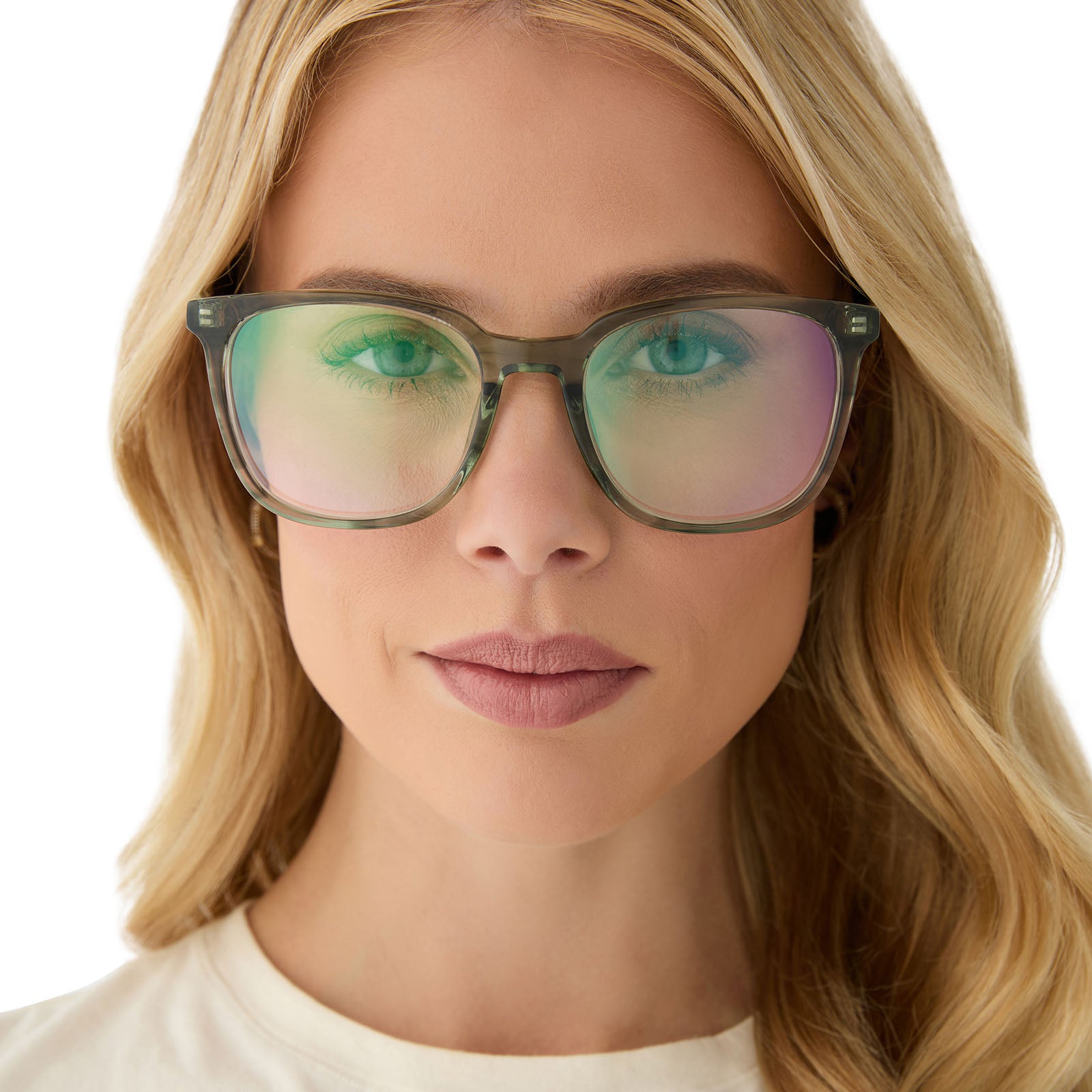 PARKER - COOL MATCHA + BLUE LIGHT GLASSES - Image 5