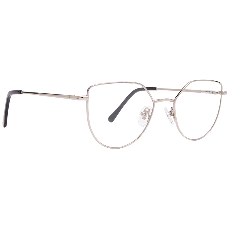 PIXIE - SILVER + BLUE LIGHT TECHNOLOGY CLEAR GLASSES - Image 2
