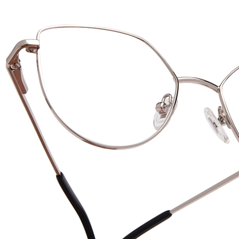 PIXIE - SILVER + BLUE LIGHT TECHNOLOGY CLEAR GLASSES - Image 6