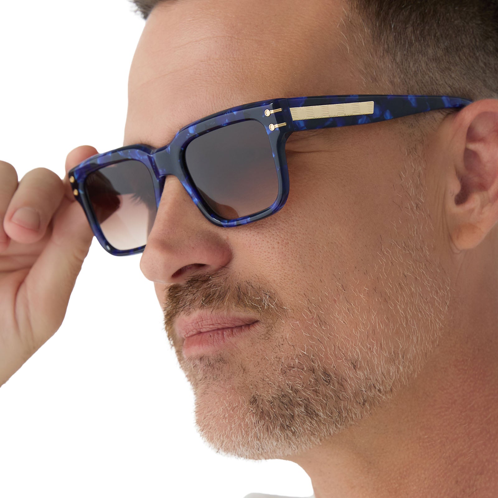PRINCE FIYERO - MIDNIGHT BLUE TORTOISE + WARM BROWN SUNGLASSES - Image 13