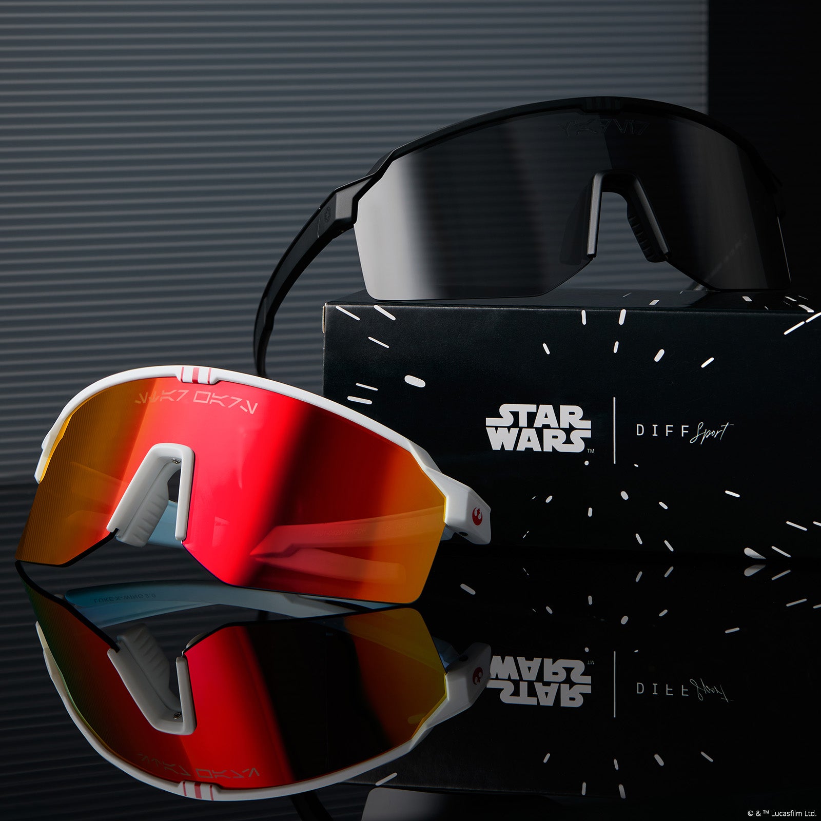 DARTH VADERâ„¢ 4.0 - DARK GLOSSY BLACK + BLACK GREY + POLARIZED SUNGLASSES - Image 15