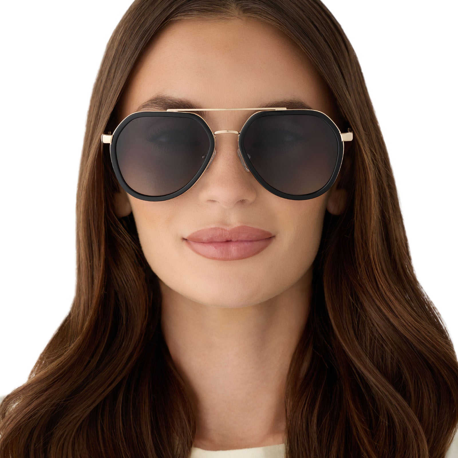 DRMTLGY - JOEY + BLACK + GOLD METAL + GREY GRADIENT + POLARIZED SUNGLASSES - Image 7