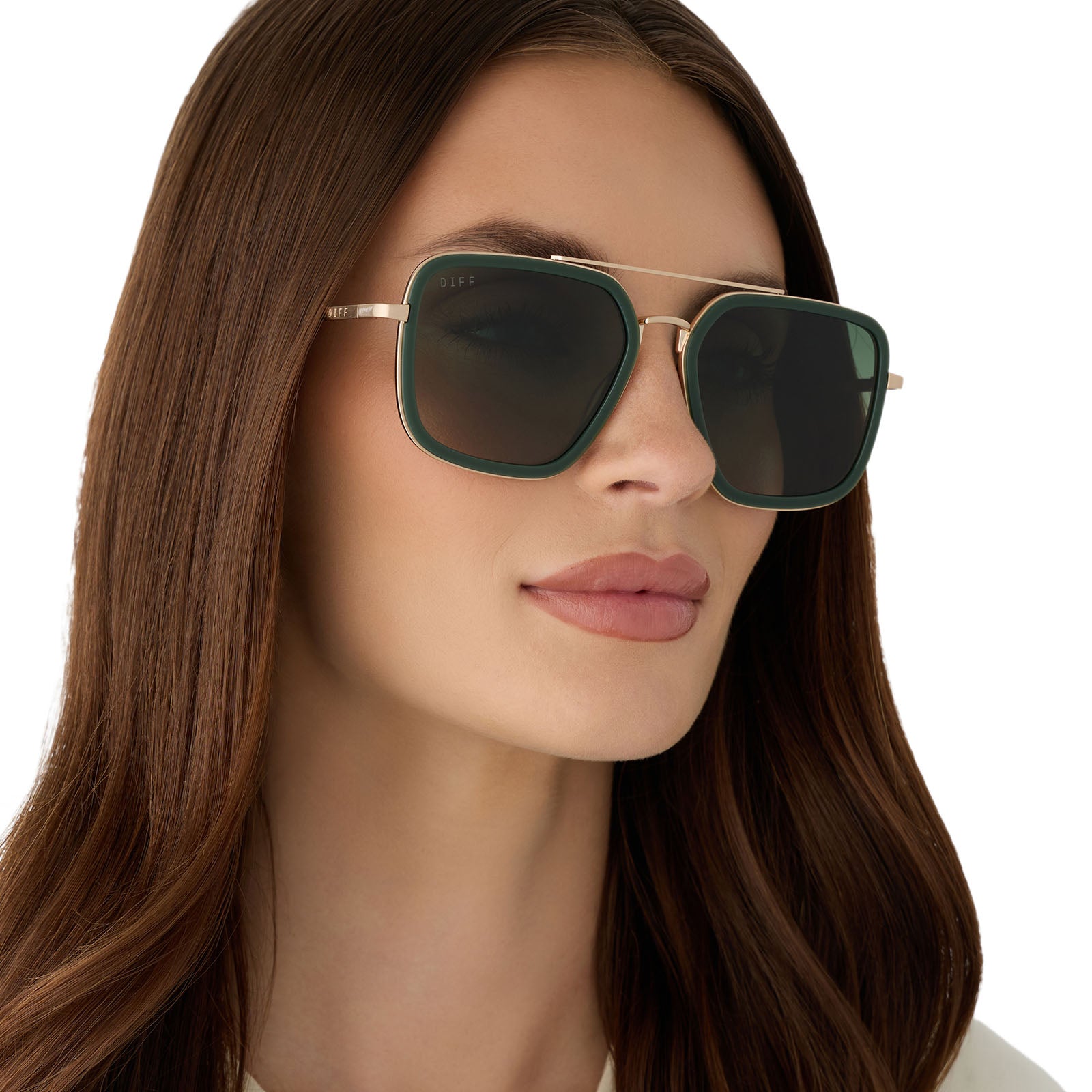 JORDAN - FAIRWAY GREEN + GOLD + ALOE GREEN GRADIENT + POLARIZED SUNGLASSES - Image 8