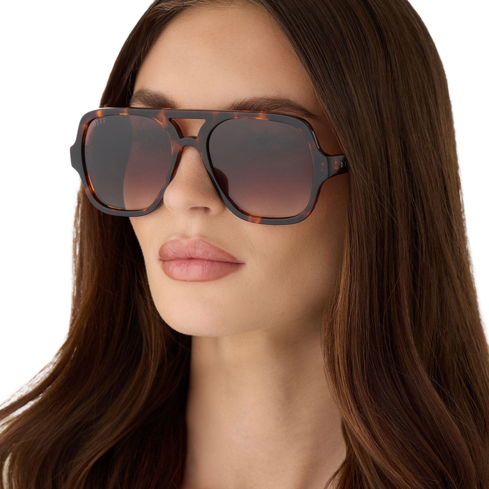 LAYTON - RICH TORTOISE + BROWN GRADIENT SUNGLASSES - Image 8