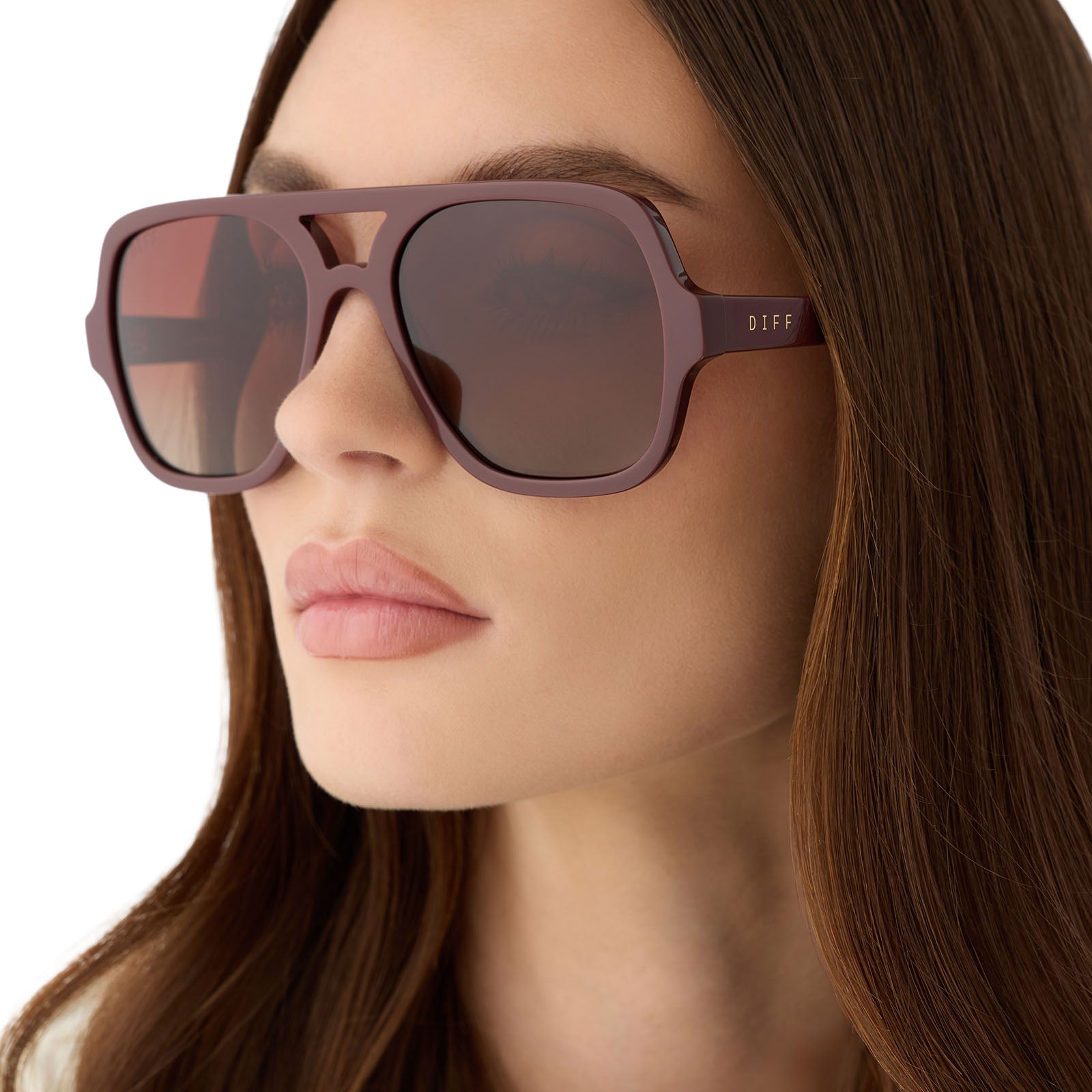 LAYTON - RUGBY RED + BROWN GRADIENT + POLARIZED SUNGLASSES - Image 8