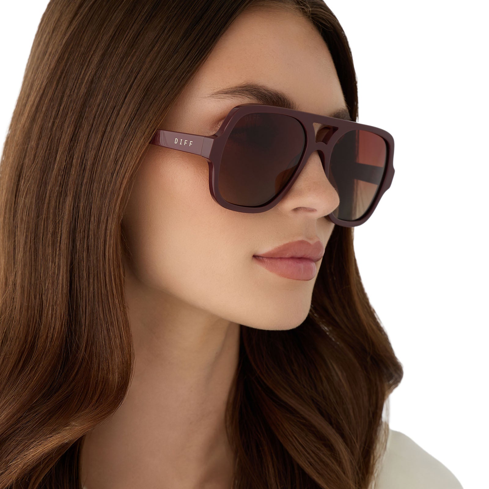 LAYTON - RUGBY RED + BROWN GRADIENT + POLARIZED SUNGLASSES - Image 7