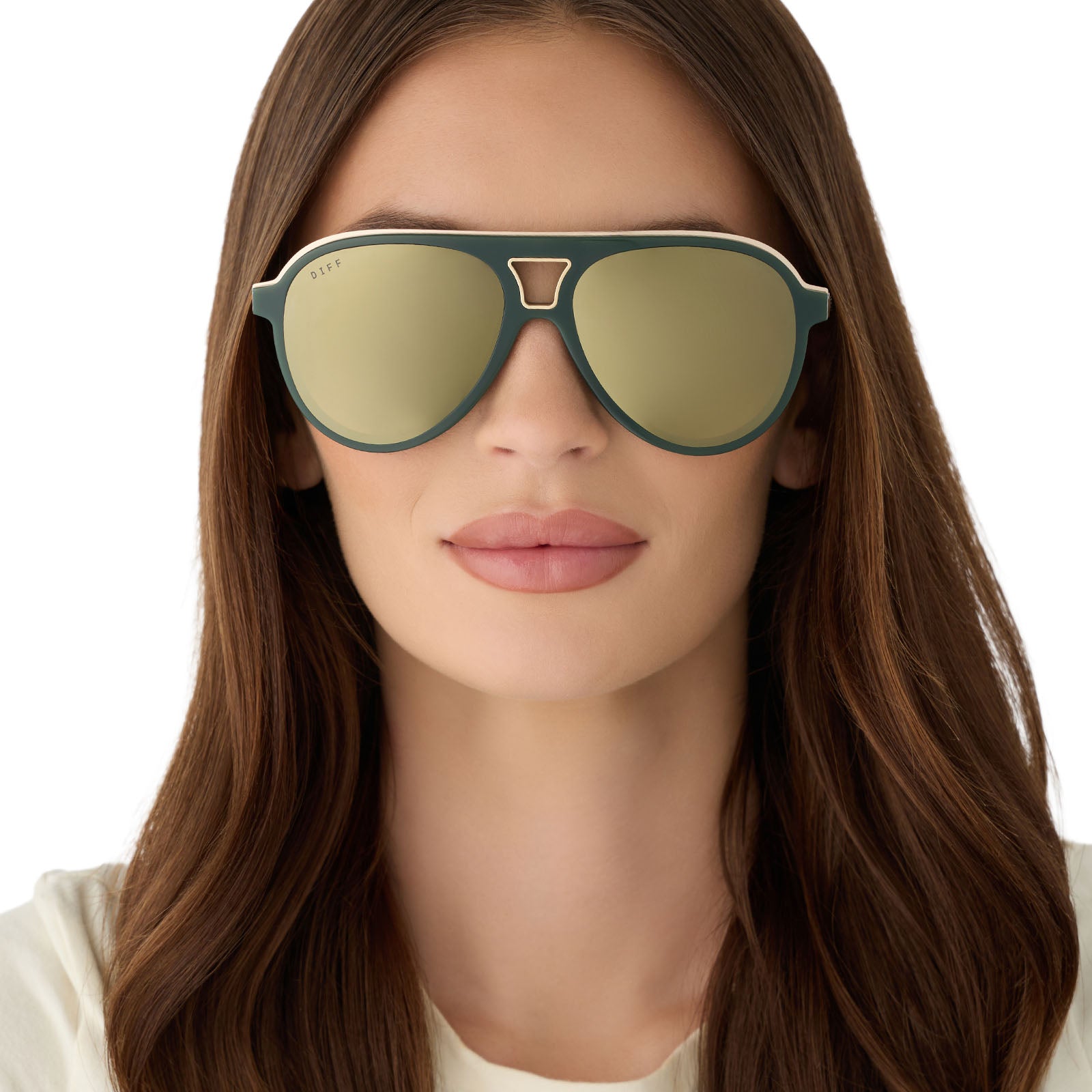 TOSCA III - FAIRWAY GREEN + ALOE GREEN GRADIENT + LIGHT GOLD FLASH SUNGLASSES - Image 8