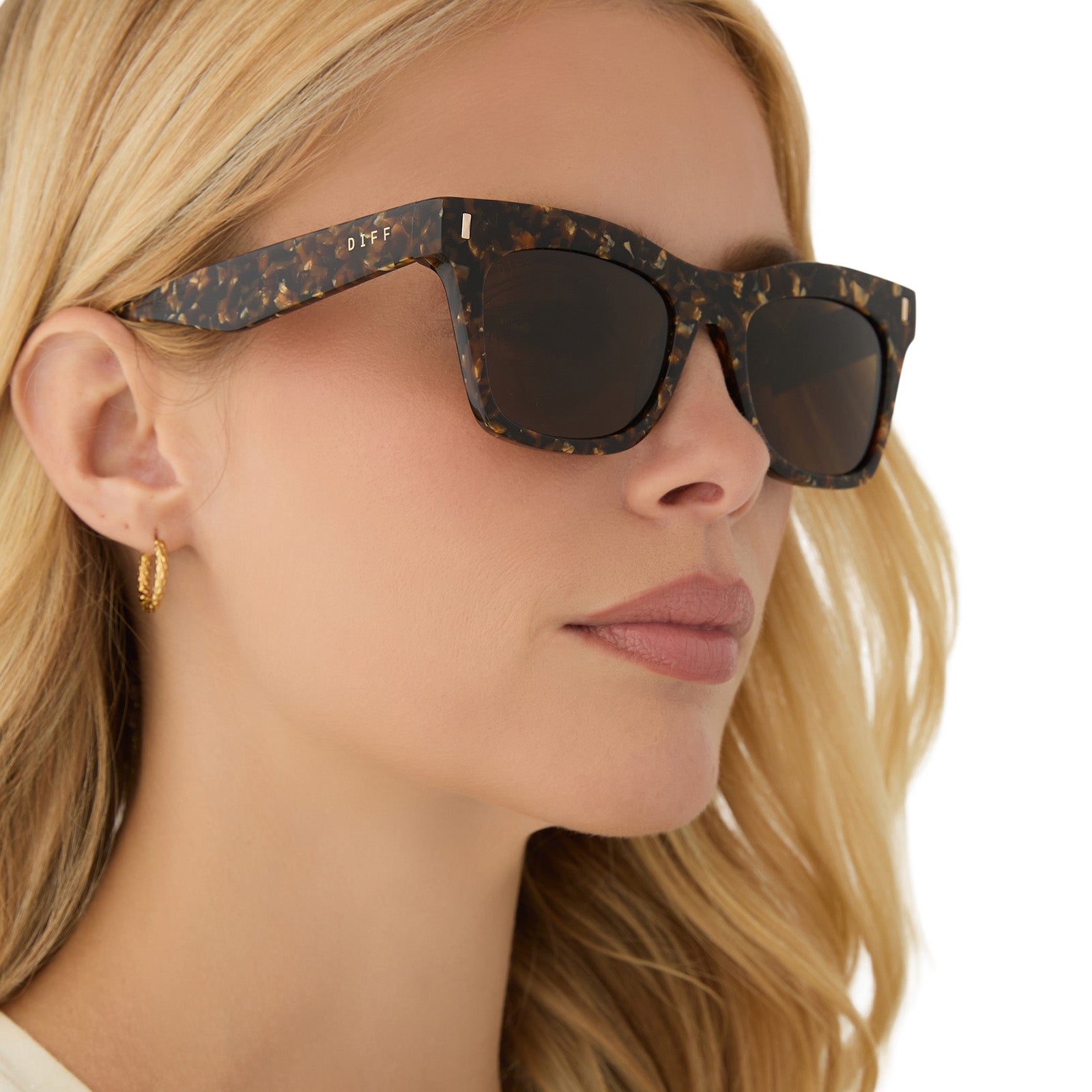 BRADLEY - GLITTER TORTOISE + BROWN + POLARIZED SUNGLASSES - Image 11