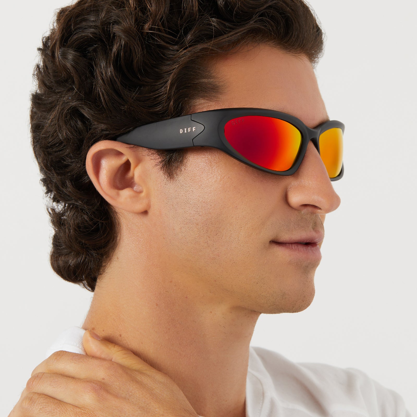 SIDE OUT - MATTE BLACK + SUNSET MIRROR + POLARIZED SUNGLASSES - Image 8