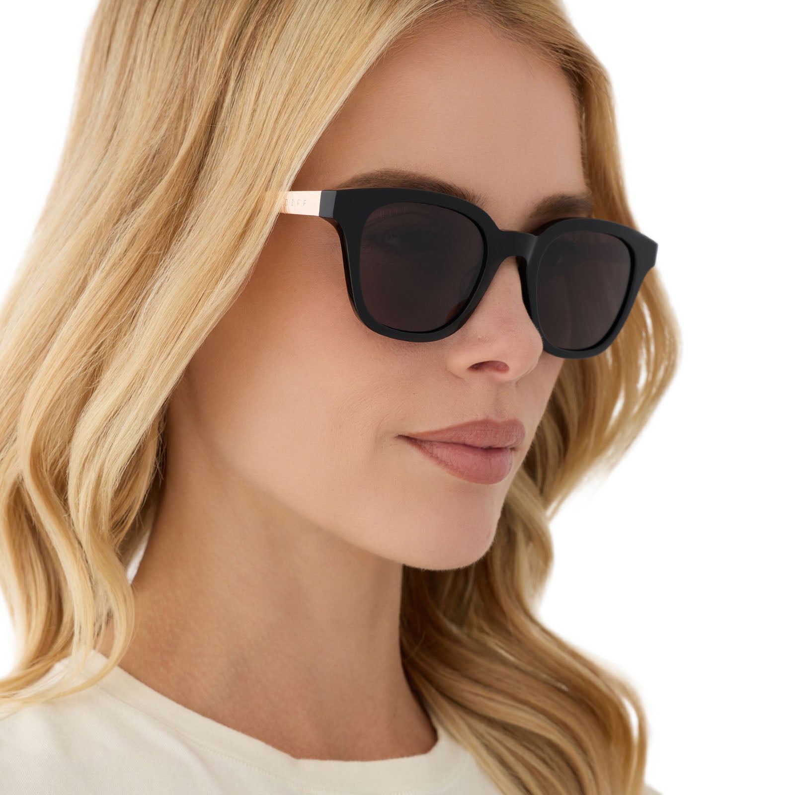 BRIDGET - BLACK + GREY + POLARIZED SUNGLASSES - Image 7