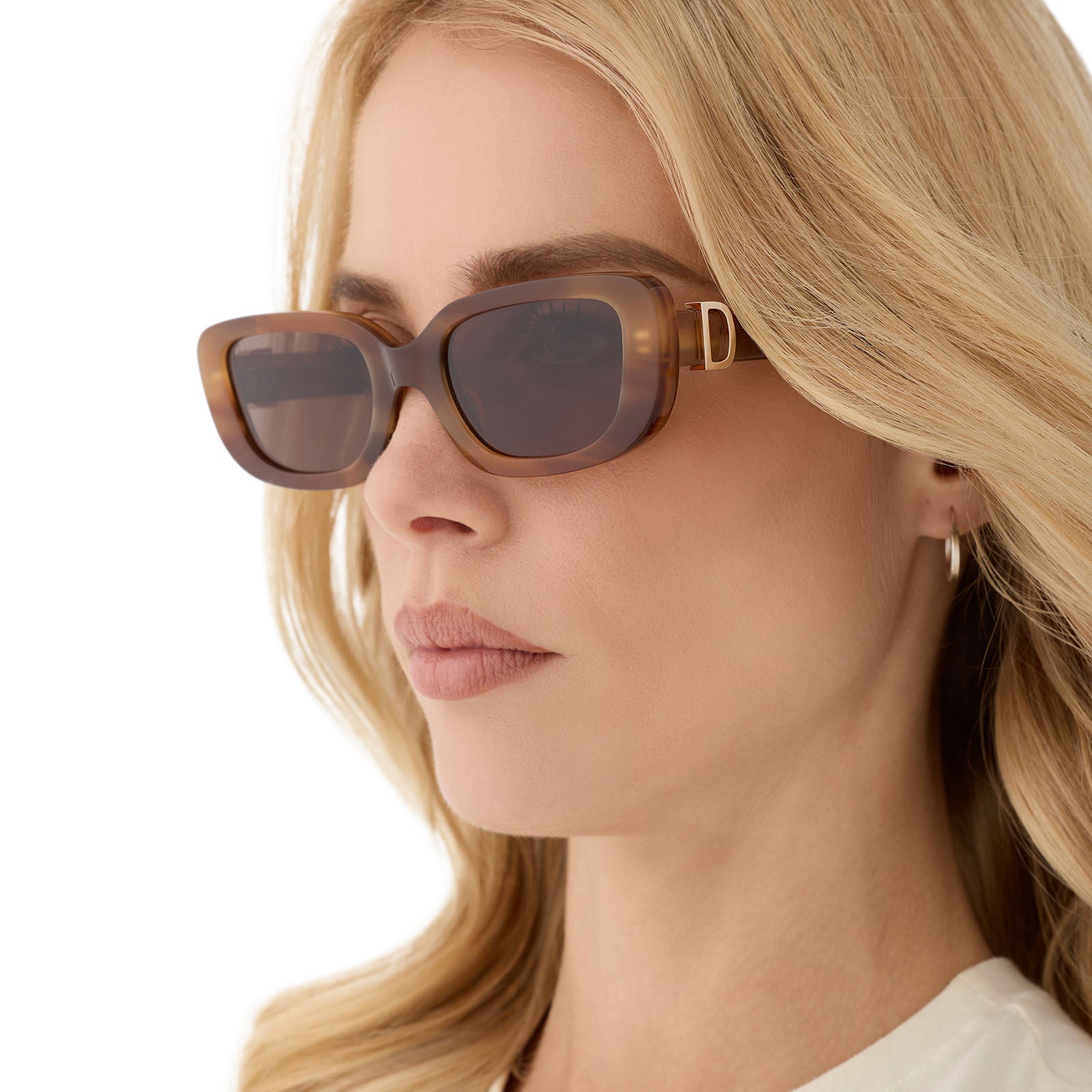 DAPHNE - TAWNY TORTOISE + BROWN + POLARIZED SUNGLASSES - Image 8