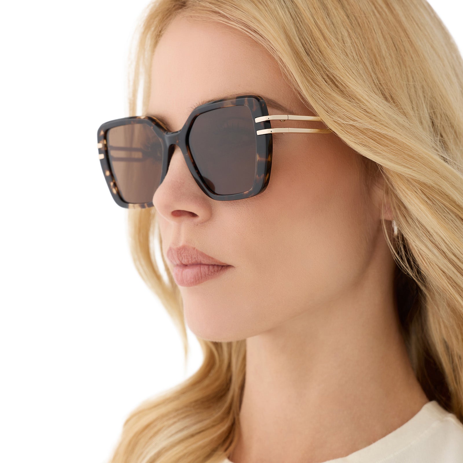 DASHA - ESPRESSO TORTOISE + GOLD + BROWN + POLARIZED SUNGLASSES - Image 8