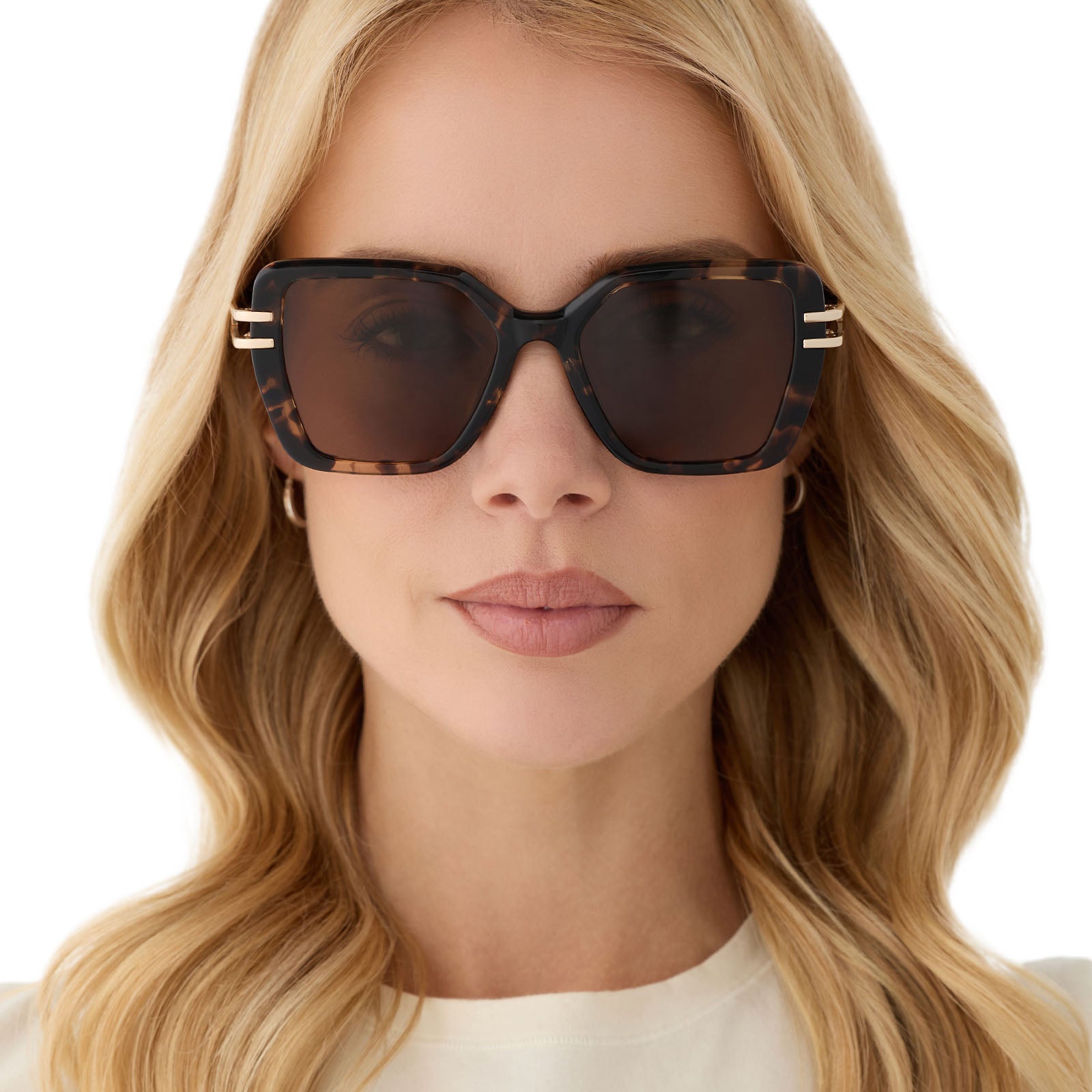 DASHA - ESPRESSO TORTOISE + GOLD + BROWN + POLARIZED SUNGLASSES - Image 6