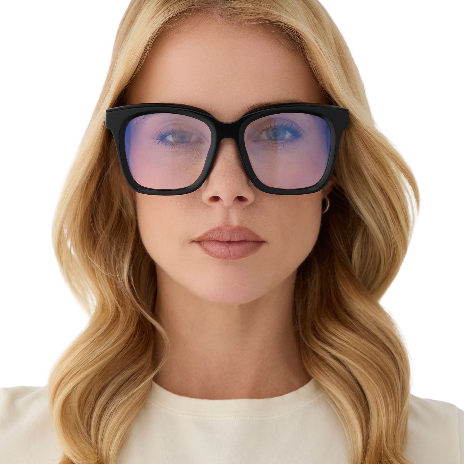 MEREDITH - BLACK + BLUE LIGHT GLASSES - Image 5