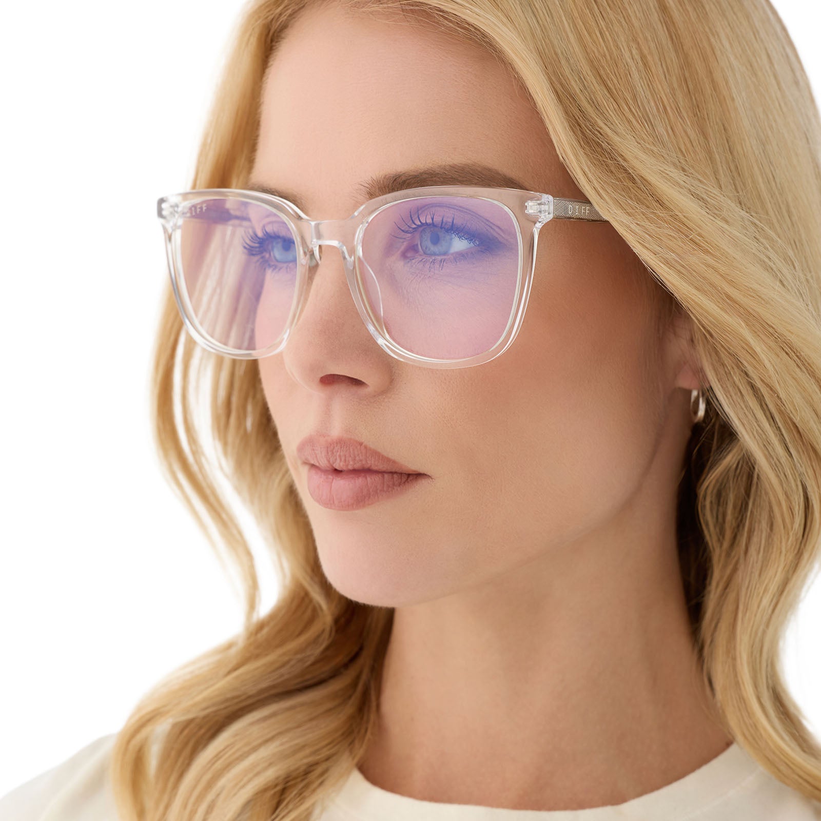 PARKER - CLEAR + BLUE LIGHT GLASSES - Image 6