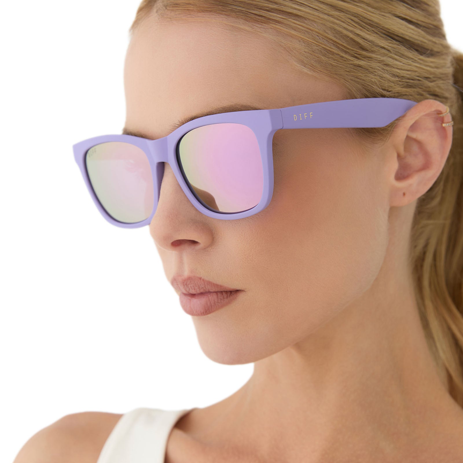 STORM - MATTE LAVENDER + LAVENDER MIRROR + POLARIZED SUNGLASSES - Image 8