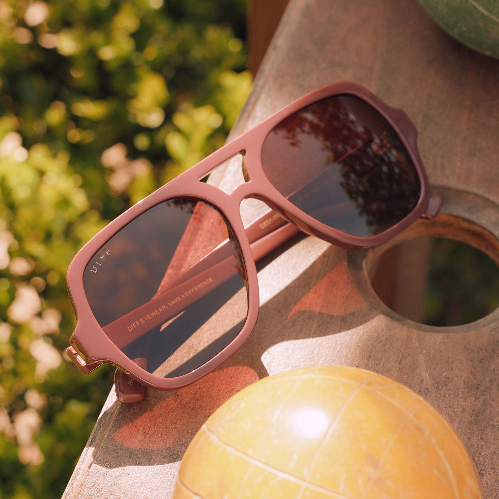 LAYTON - RUGBY RED + BROWN GRADIENT + POLARIZED SUNGLASSES - Image 6