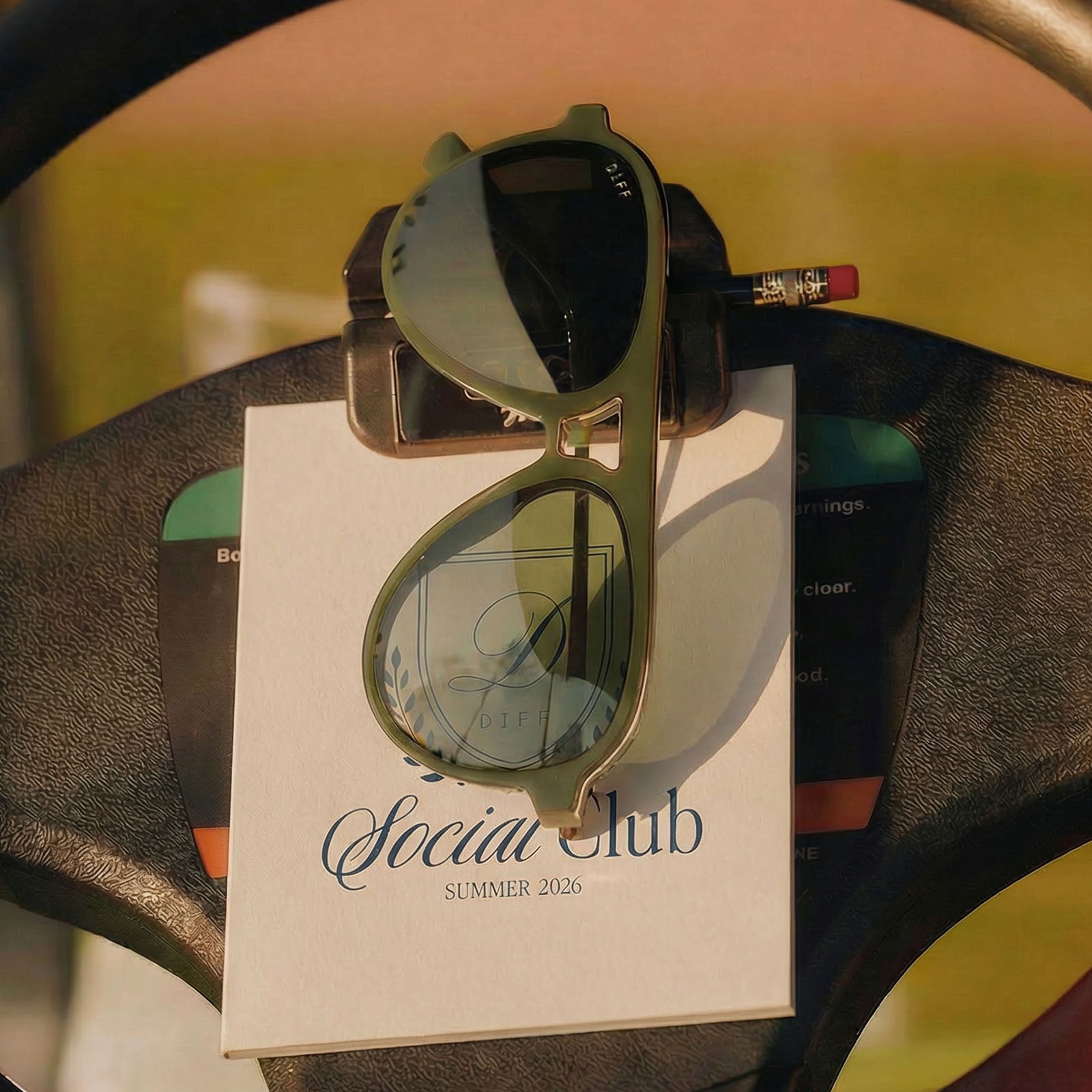 TOSCA III - FAIRWAY GREEN + ALOE GREEN GRADIENT + LIGHT GOLD FLASH SUNGLASSES - Image 7