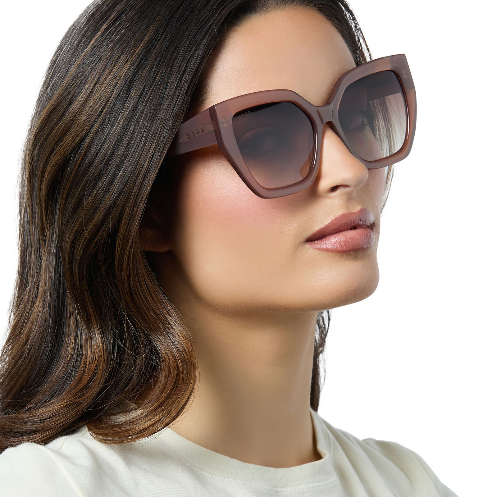 BLAIRE - MACCHIATO + BROWN GRADIENT SUNGLASSES - Image 6