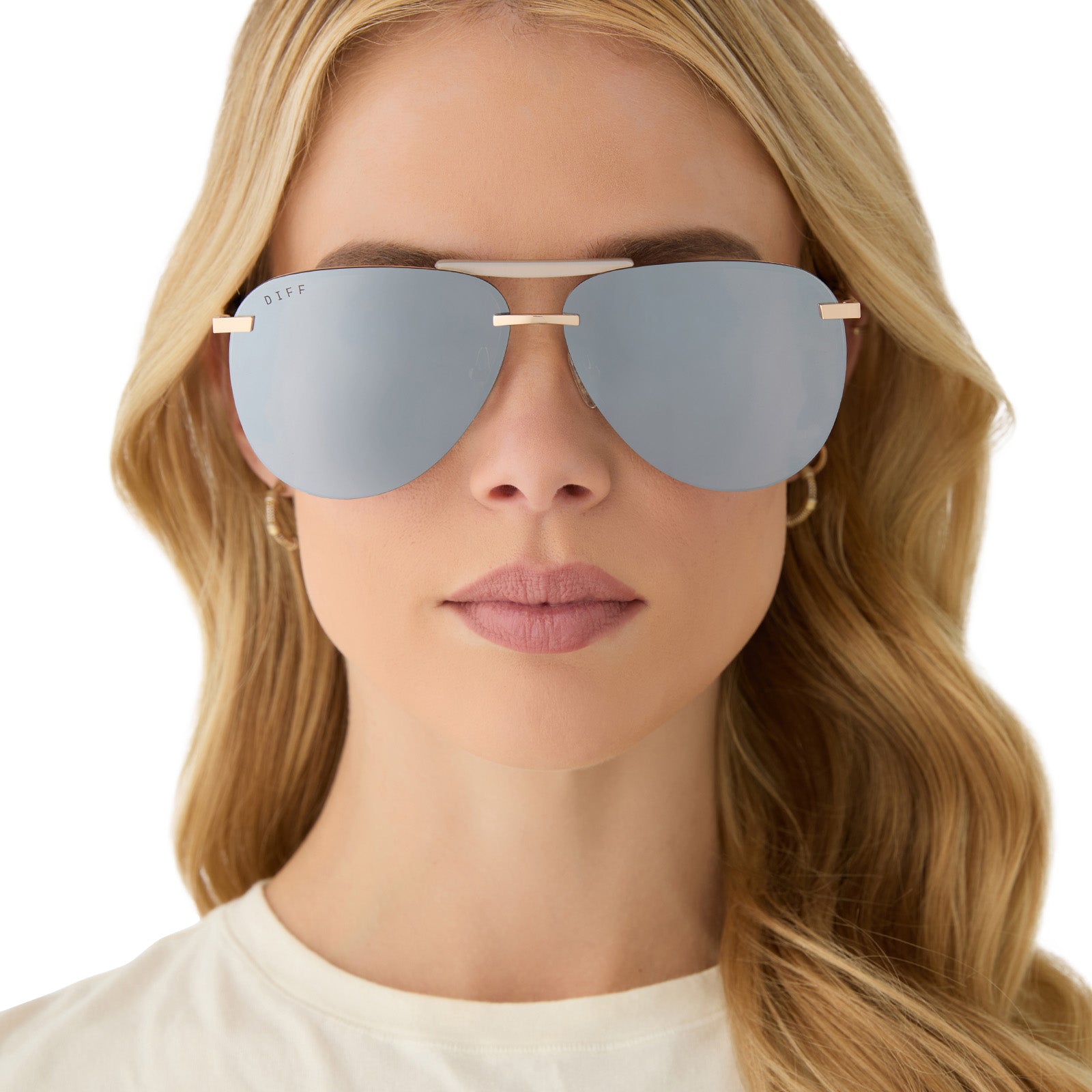 TAHOE - GOLD + SILVER CHROME MIRROR SUNGLASSES - Image 7