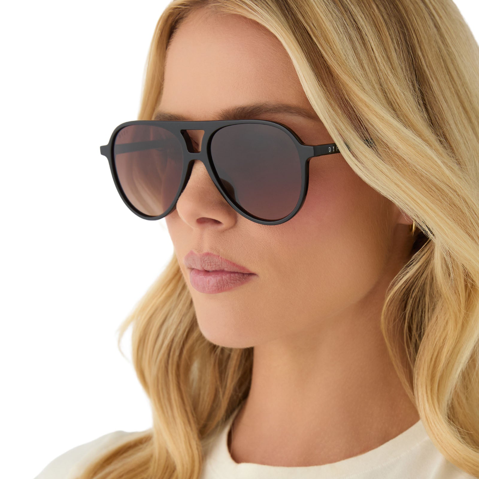 TOSCA II - BLACK + BROWN GRADIENT SUNGLASSES - Image 8
