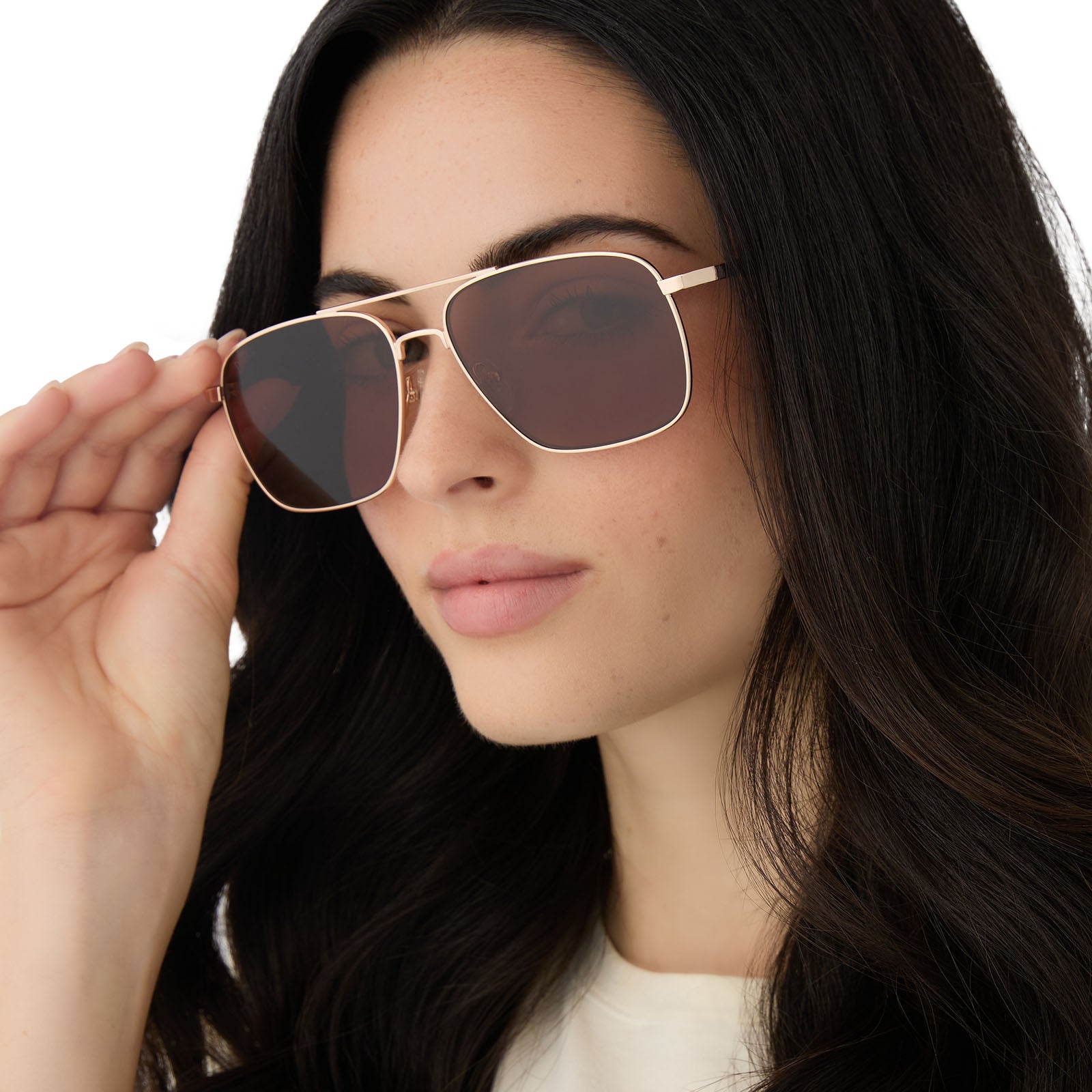 RIP WHEELER - WESTERN GOLD + MARBLED BROWN W BOLD BROWN + POLARIZED SUNGLASSES - Image 8