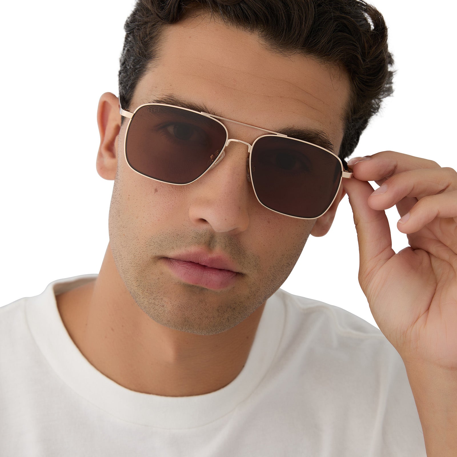 RIP WHEELER - WESTERN GOLD + MARBLED BROWN W BOLD BROWN + POLARIZED SUNGLASSES - Image 11