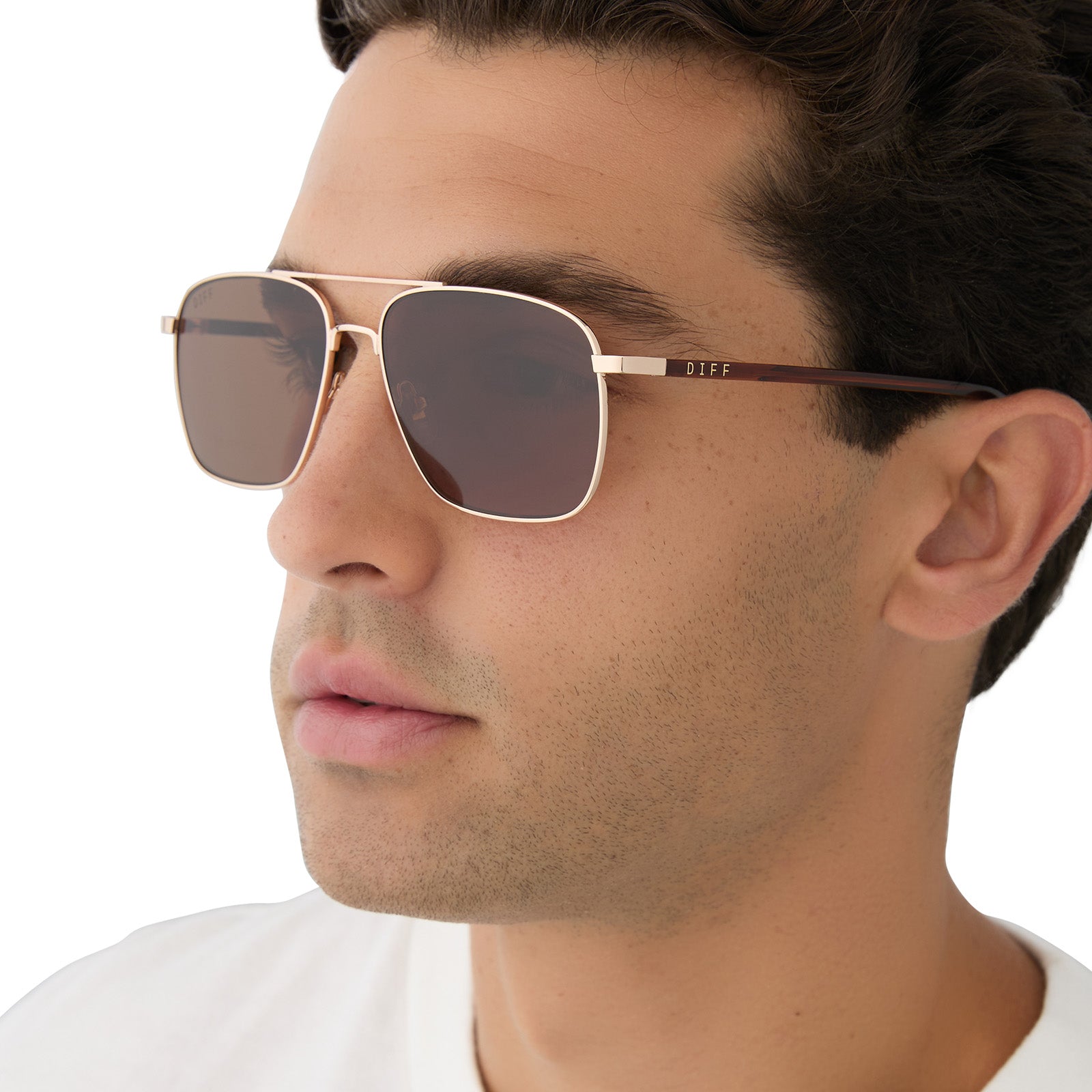 RIP WHEELER - WESTERN GOLD + MARBLED BROWN W BOLD BROWN + POLARIZED SUNGLASSES - Image 9