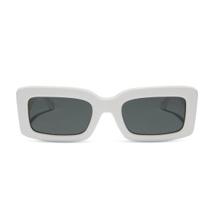 INDY - WHITE CLOUD + GREY + POLARIZED SUNGLASSES
